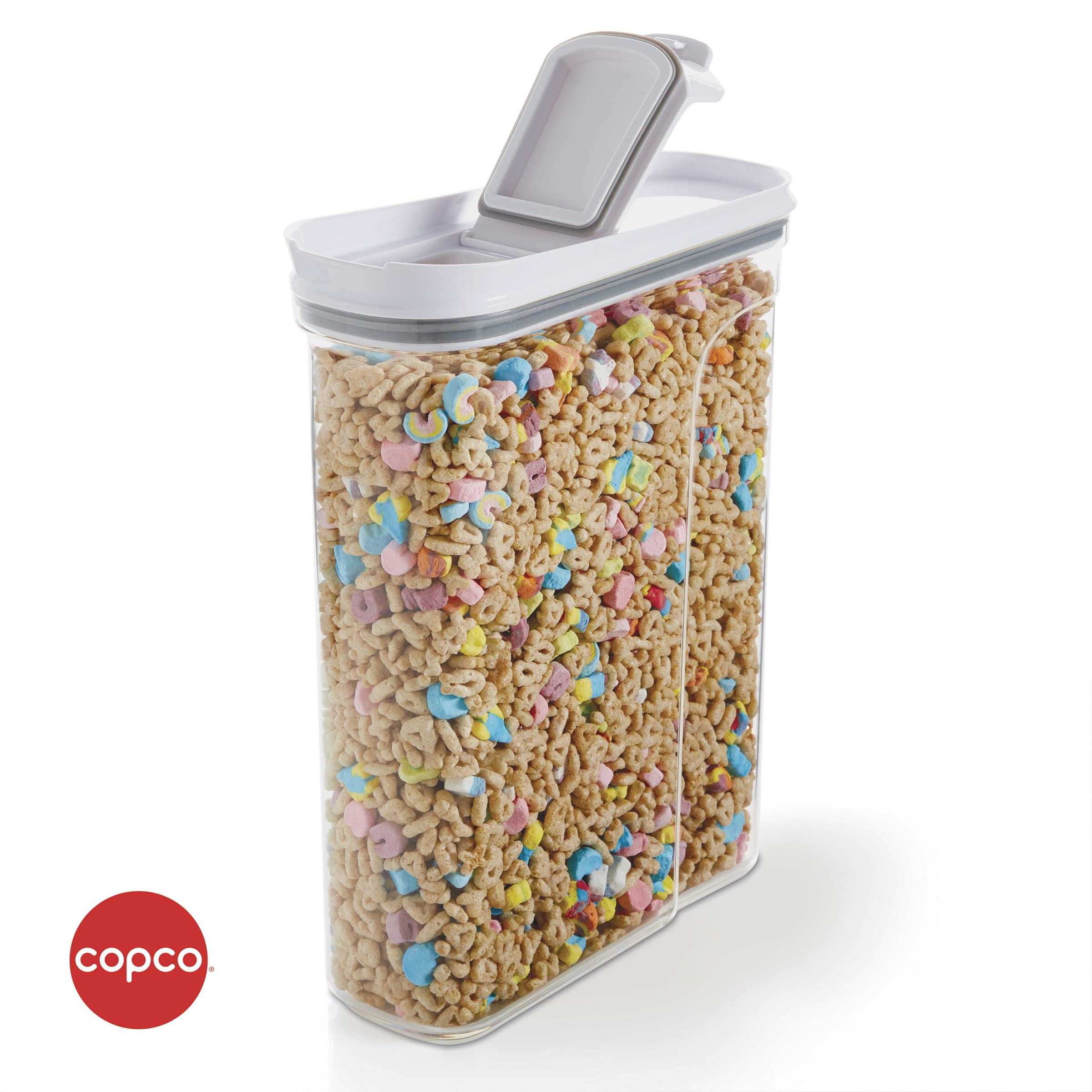 Copco Cereal Storage Container, 4.75-Quart, Clear