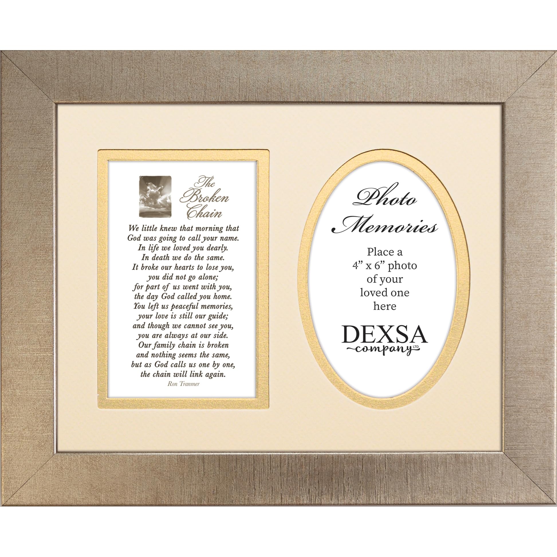Broken Chain Framed Art With Inspirational Prayers And Words From Scripture