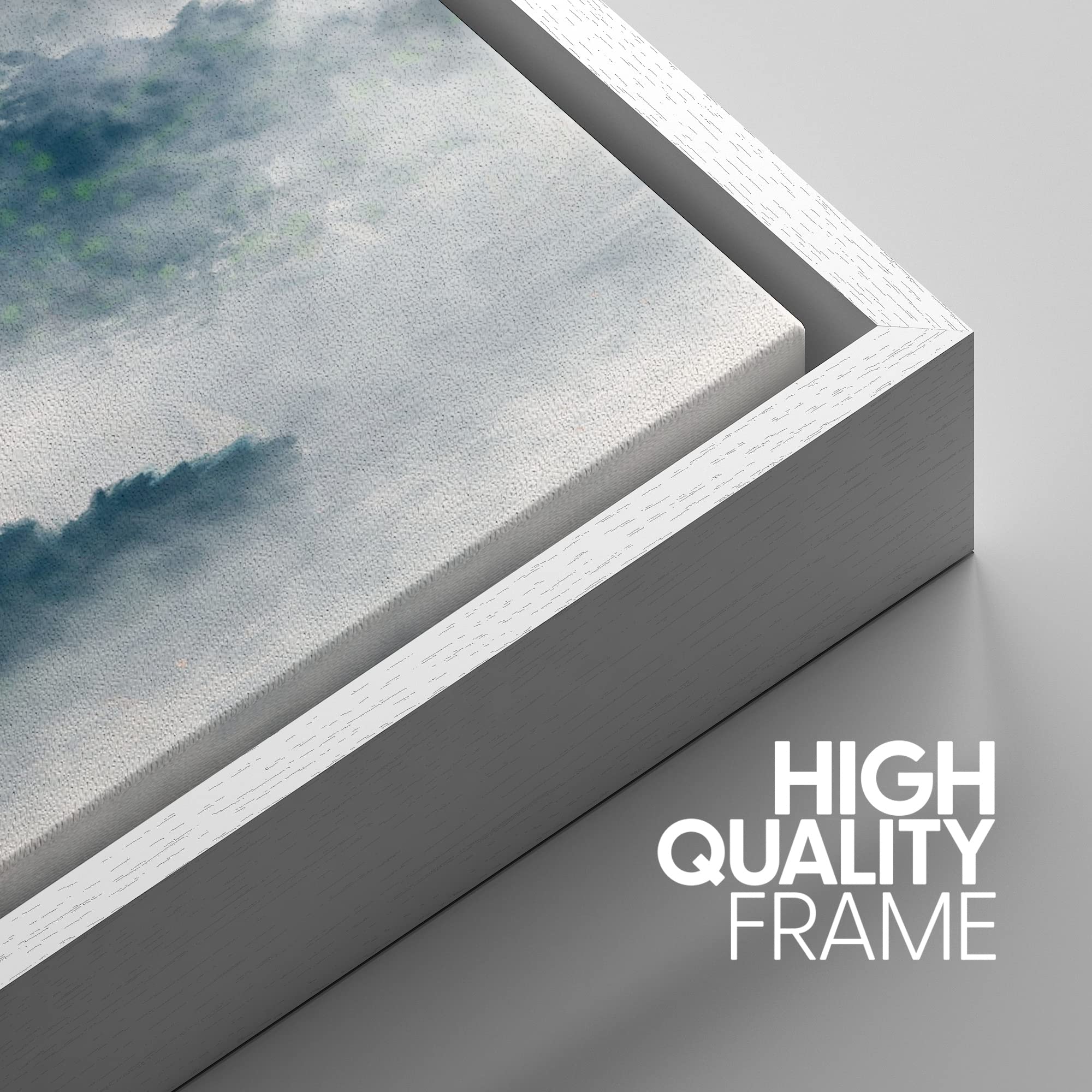 Signwin 3 Piece Framed Canvas Wall Art Zen Canvas Prints Home Artwork Decoration For Living Room,Bedroom - 24''X36''X3 White