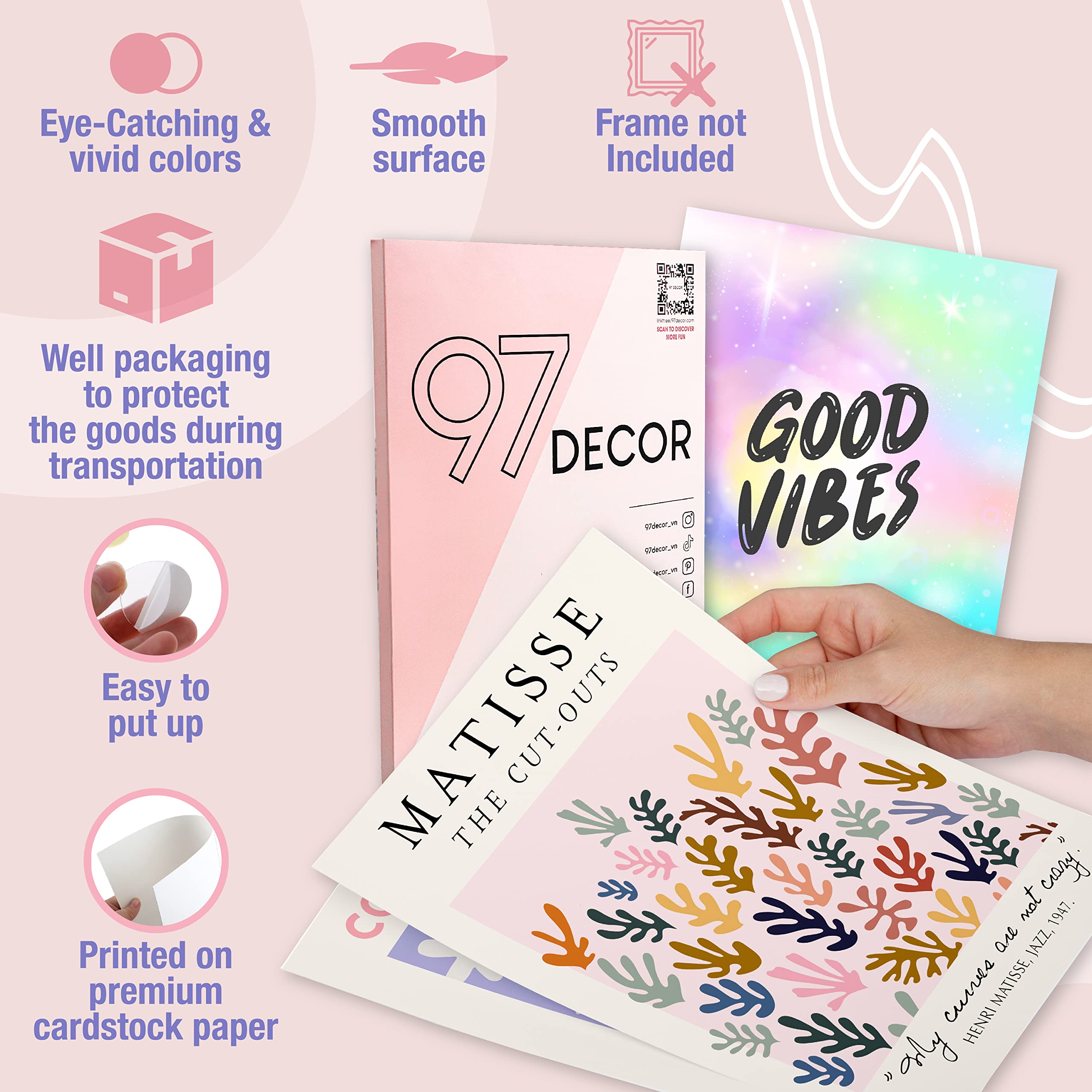 97 Decor Danish Pastel Room Decor Aesthetic - Danish Pastel Wall Collage Pictures  Danish Pastel Posters for Girls Teens  Wall Prints for Bedroom Aesthetic Poster  Aesthetic Wall Art (8x10 UNFRAMED)