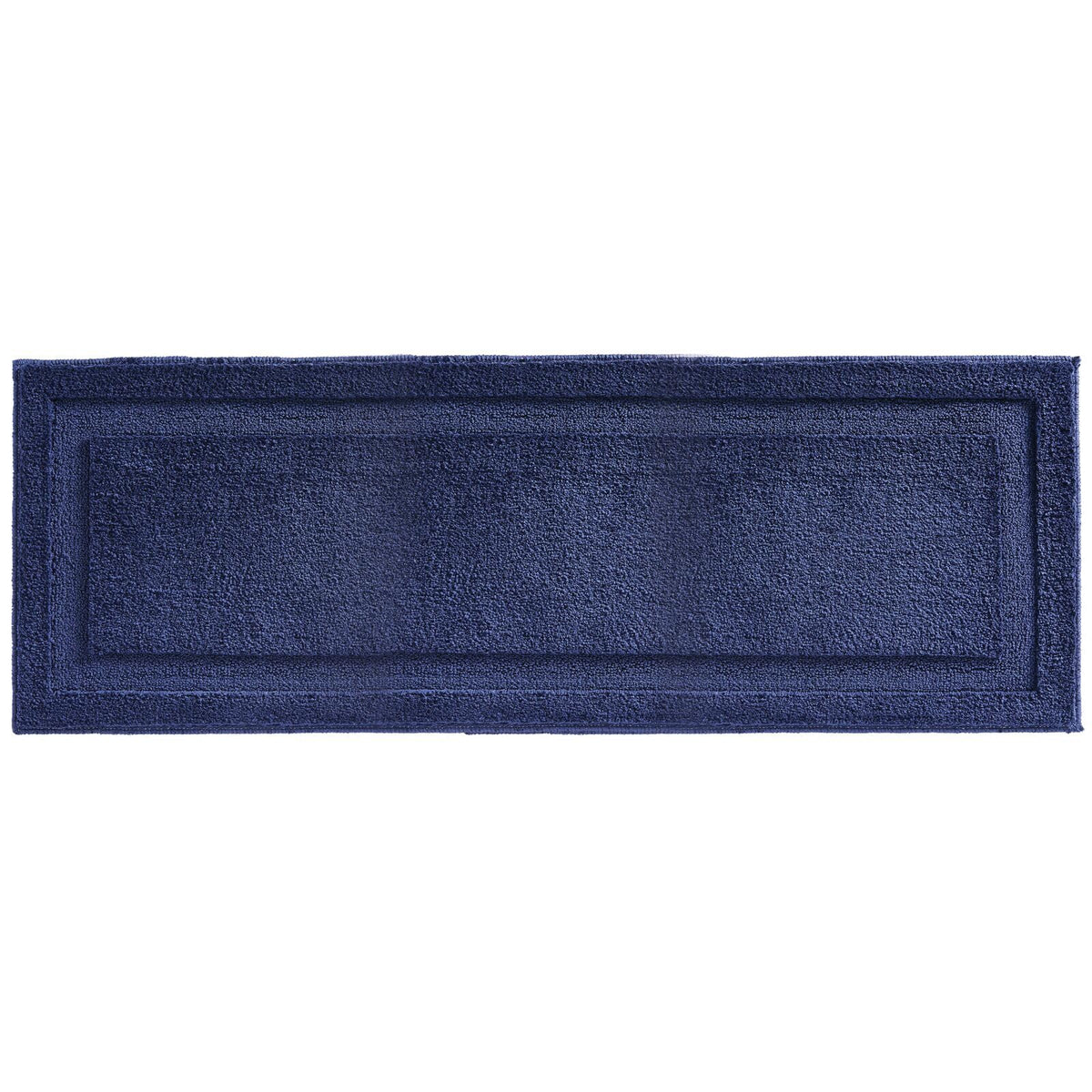 Mdesign Large Modern Bath Mat Runner - Non-Skid Bathroom Runner Rug - Long Bath Mat - Oversized Machine Washable Bathroom Floor