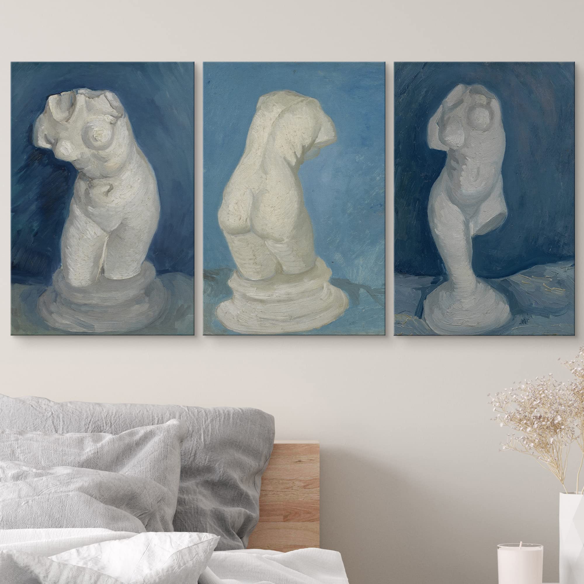 Wall26 Canvas Print Wall Art Set Study Of Torso Of Venus Vincent Van Gogh Classical Illustrations Fine Art Decorative Historic V
