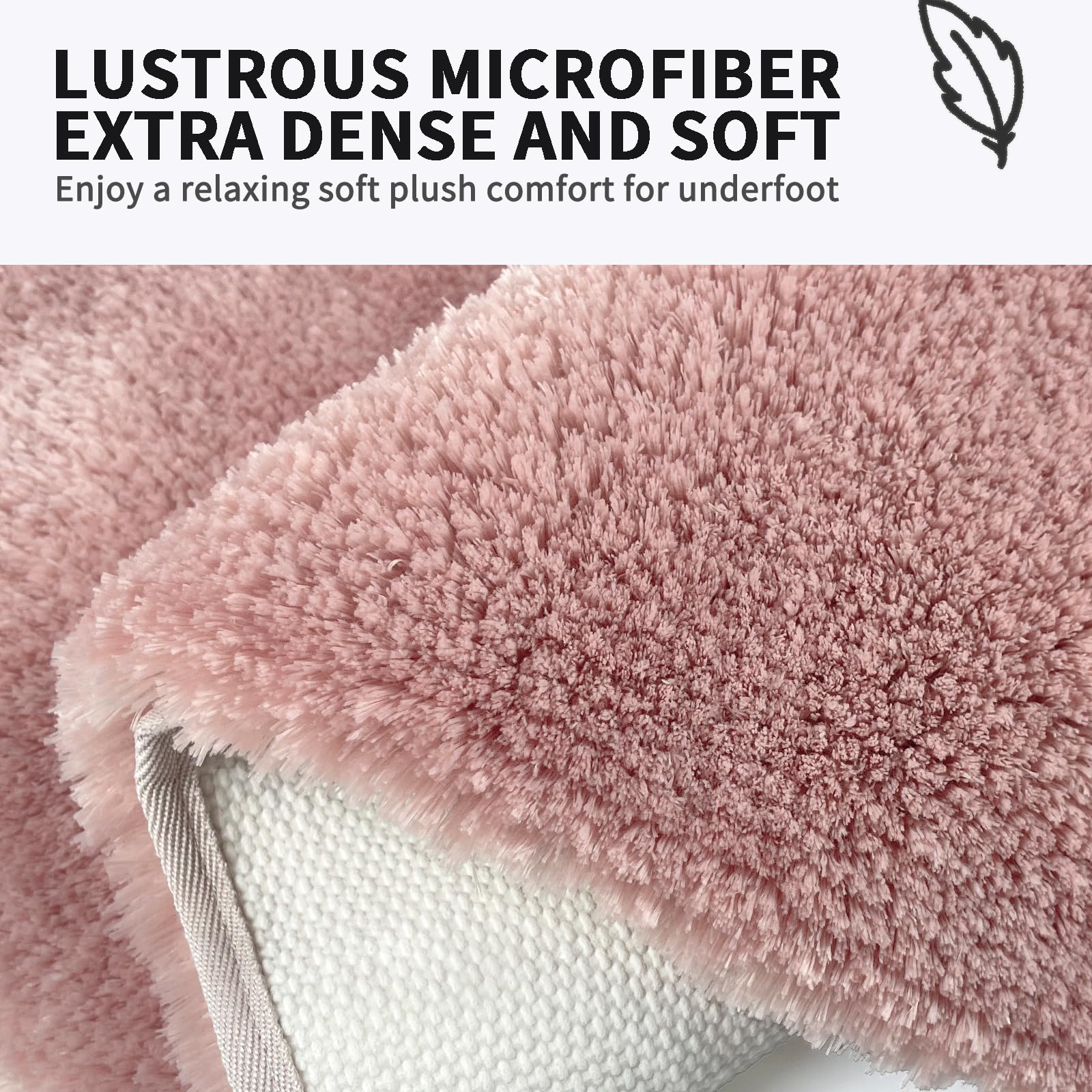 Fifu Bath Mats & Rugs For Bathroom, Bedroom & Kitchen Non Slip, Machine Washable & Absorbent Doormat & Shower Bathmat For Toilet