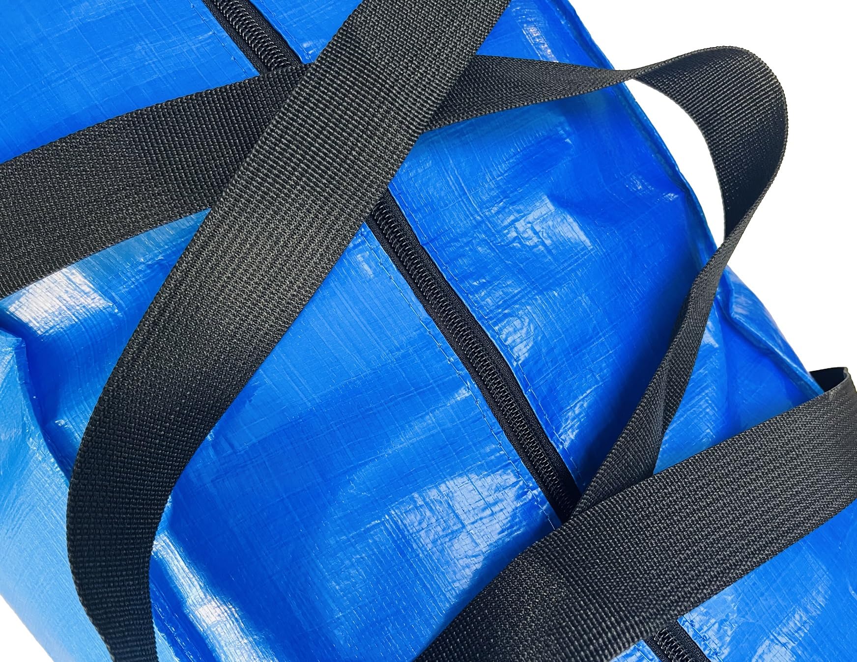 Extra Large Storage Bags, Jumbo Moving Storage Bags Heavy Duty, Foldable Big Blue Xl Duffle Bag For Travel