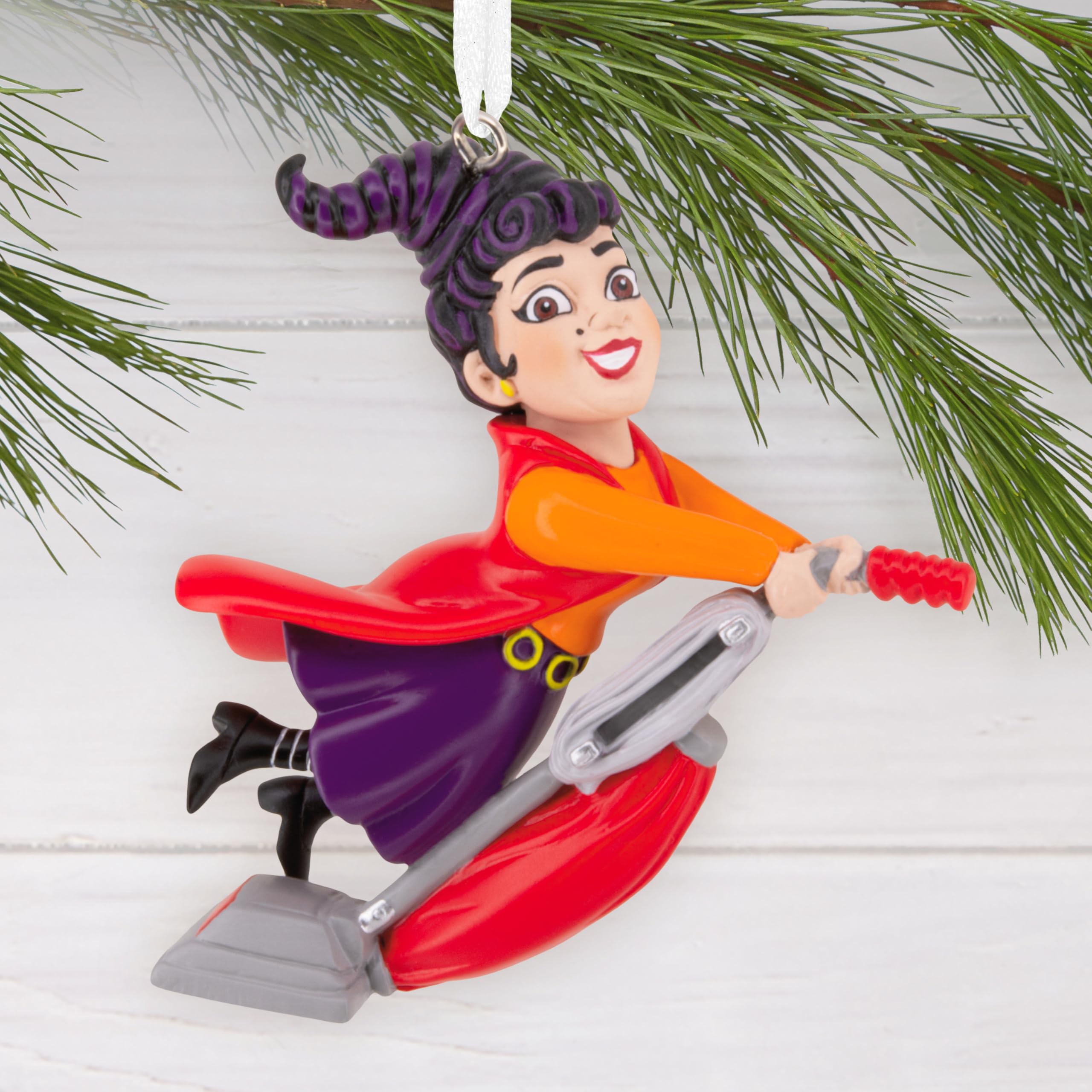 Hallmark Disney Hocus Pocus Mary Sanderson Ornament, Resin, Model 3HCM4211, Perfect Gift for Disney Fans