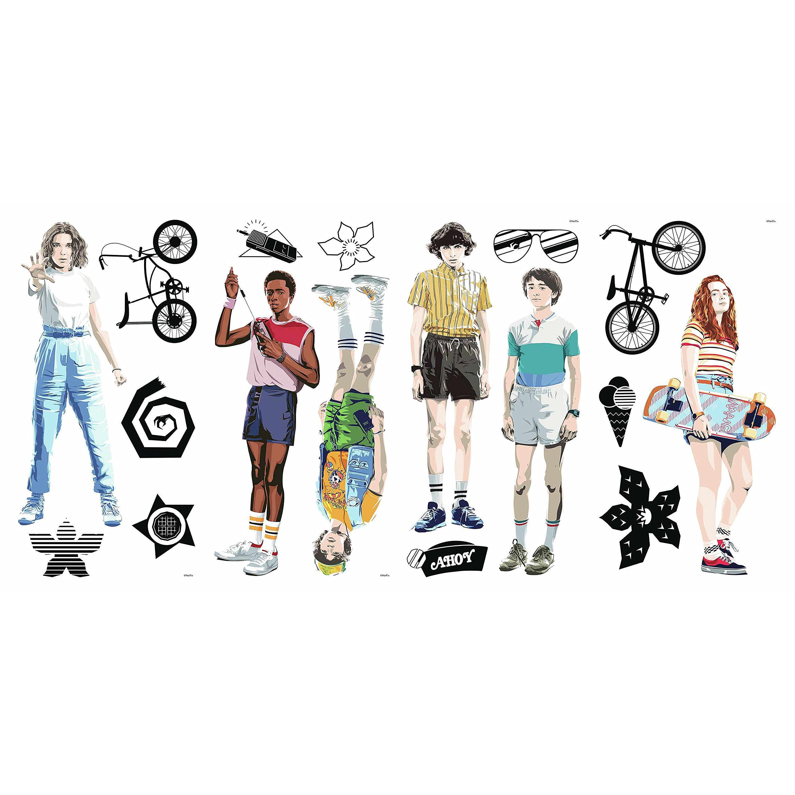 Roommates Rmk4675Scs Stranger Things Peel And Stick Wall Decals