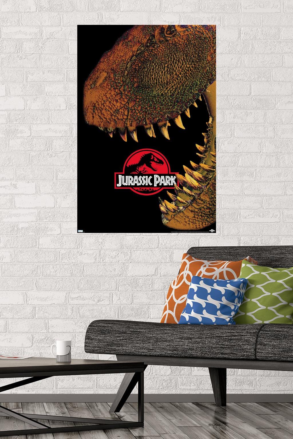 Trends International Jurassic Park - Bite Wall Poster, 22.375'' X 34'', Premium Unframed Version