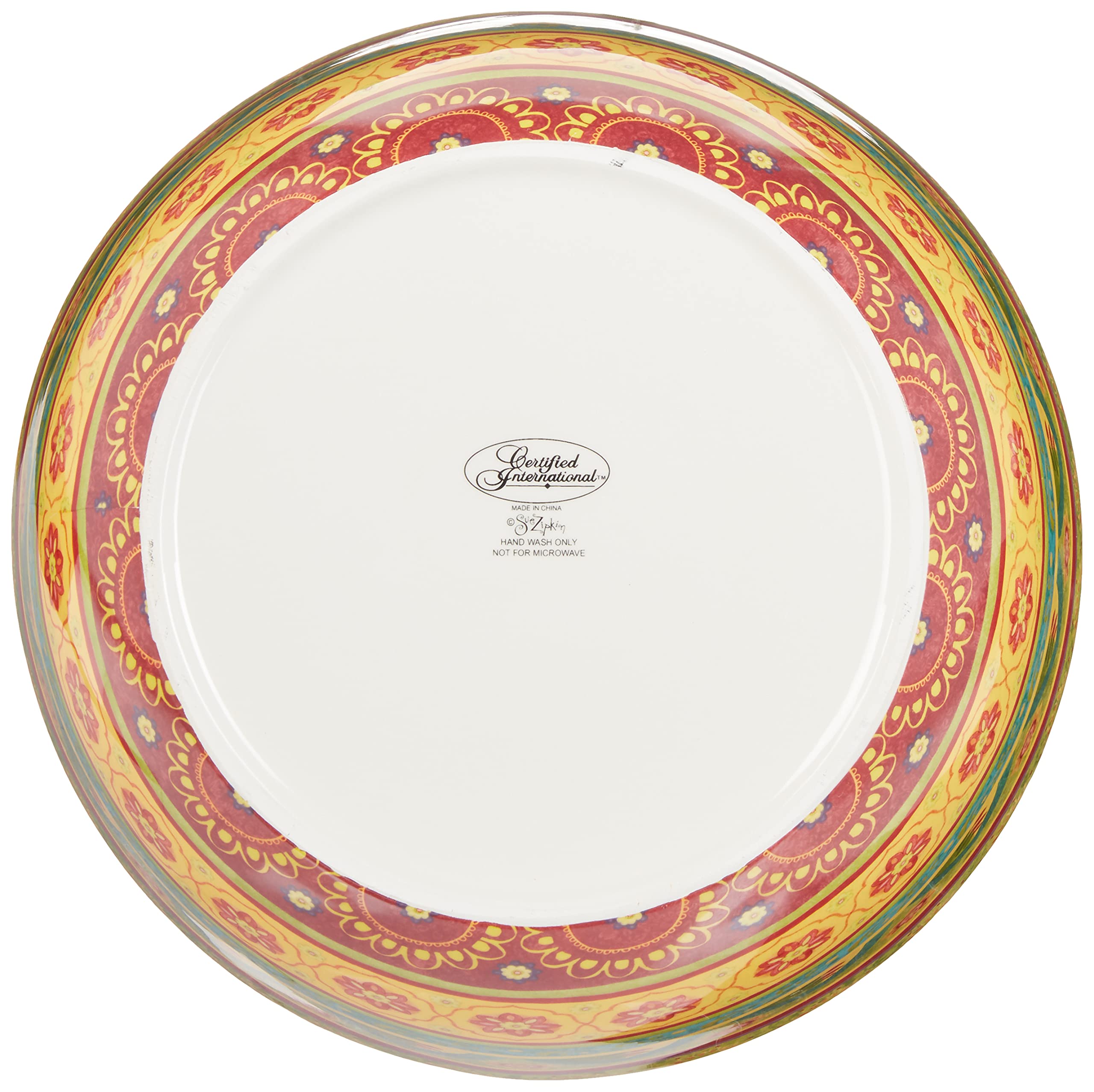 Certified International Tunisian Sunset Deep Bowl, 11'' X 5.5'', Multicolor