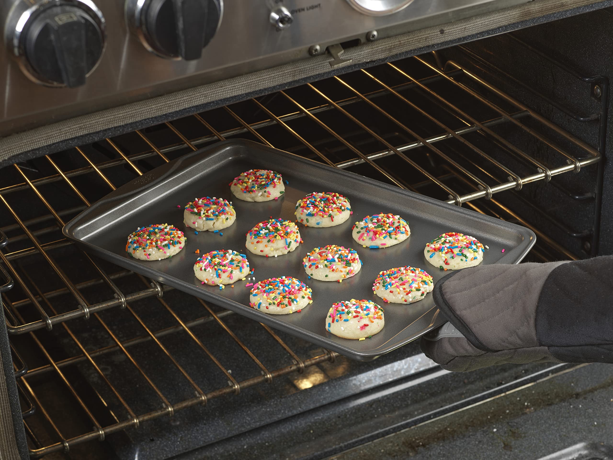 Goodcook Signature Baking Sheets, 15 X 10, Grey Non-Stick