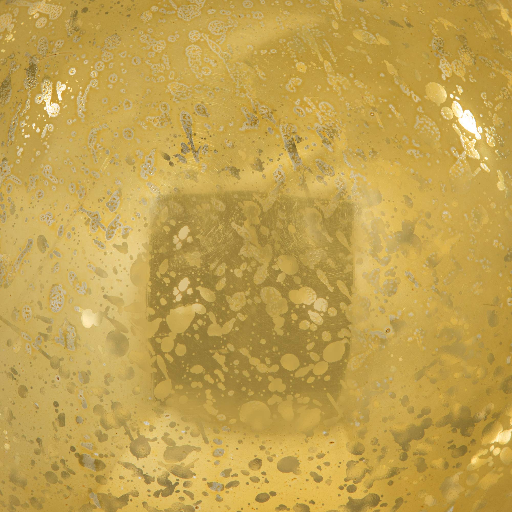 Vickerman 4.75 Christmas Ornament Ball, Honey Gold Shiny Mercury Finish, Shatterproof Plastic, Holiday Christmas Tree Decoration