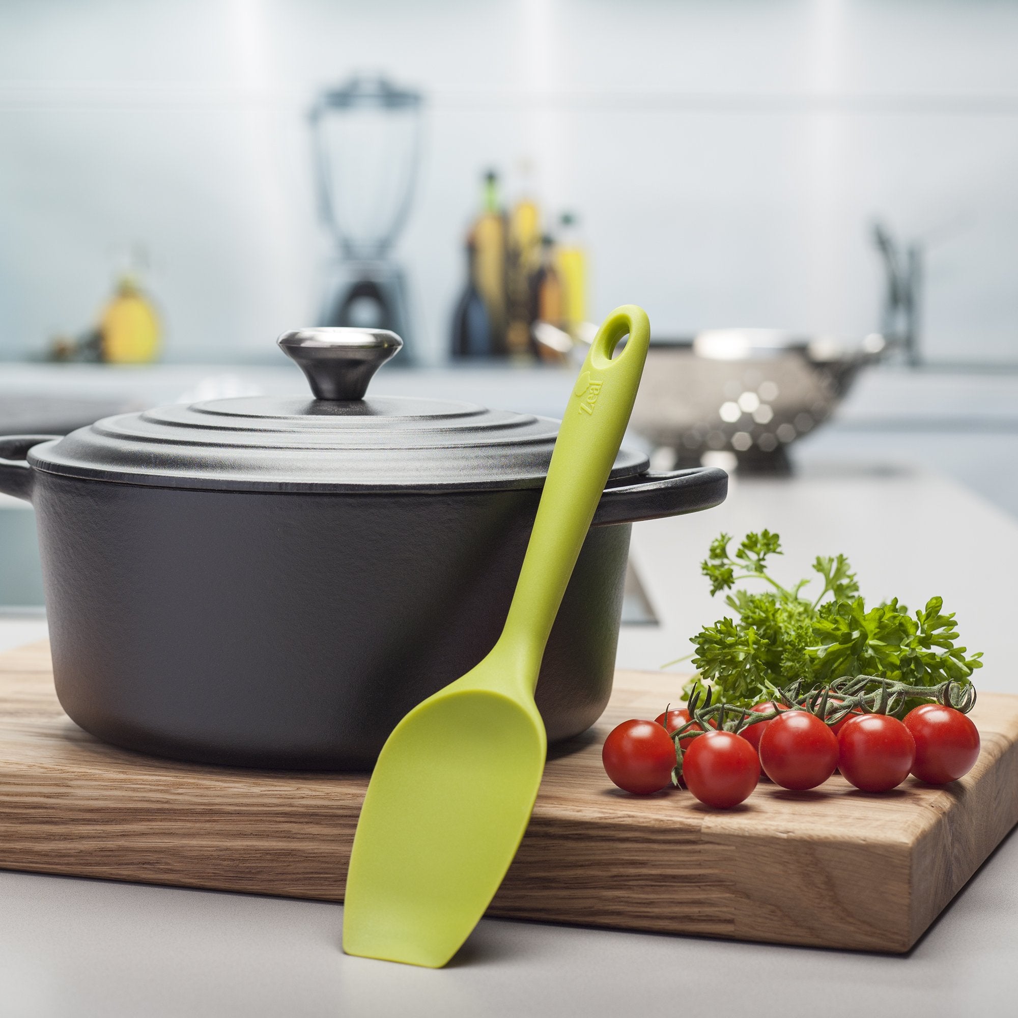 Zeal Silicone Non-Scratch Spatula Spoon Lime (10   /26Cm)