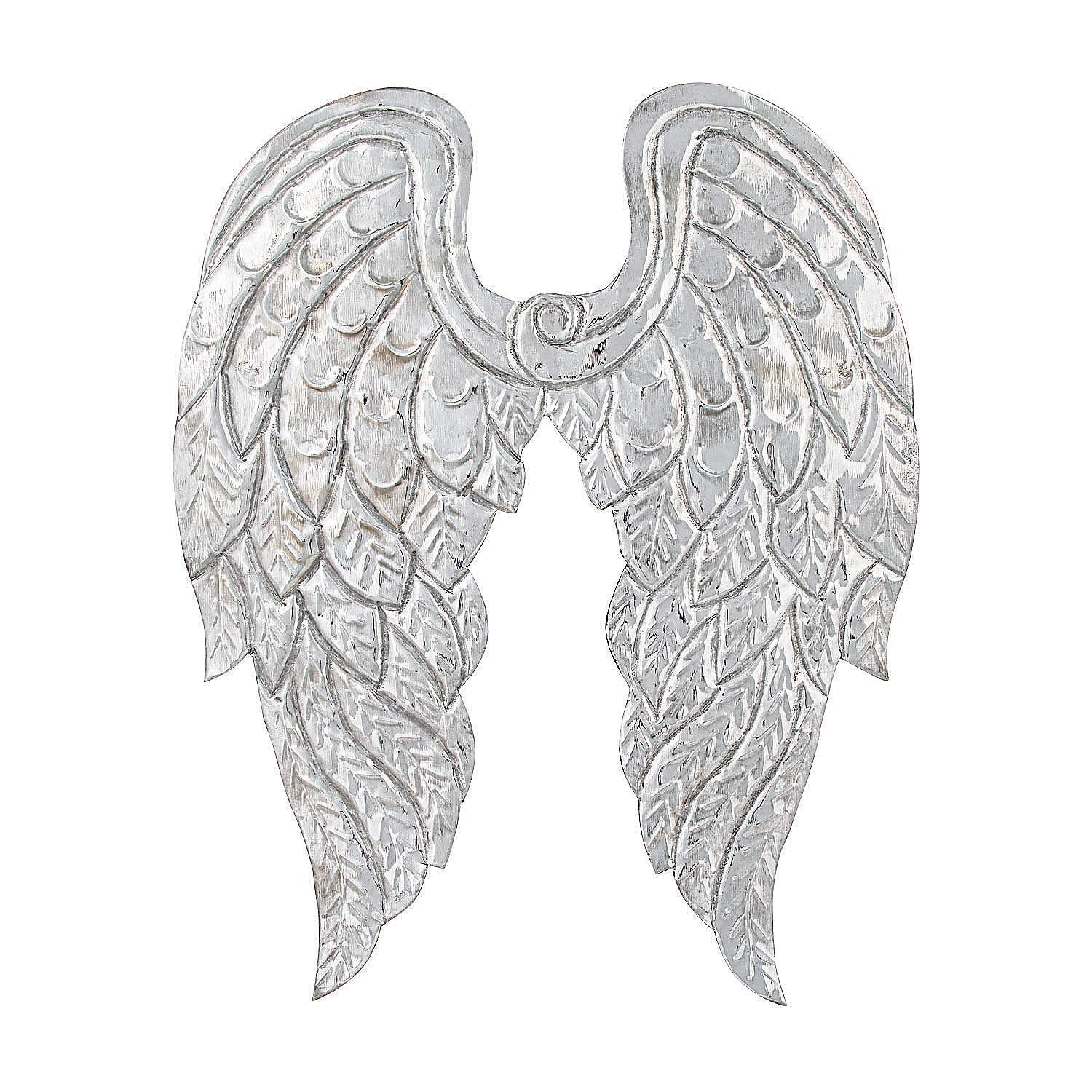 Metal Angel Wings Wall Decor - Religious Home Decor