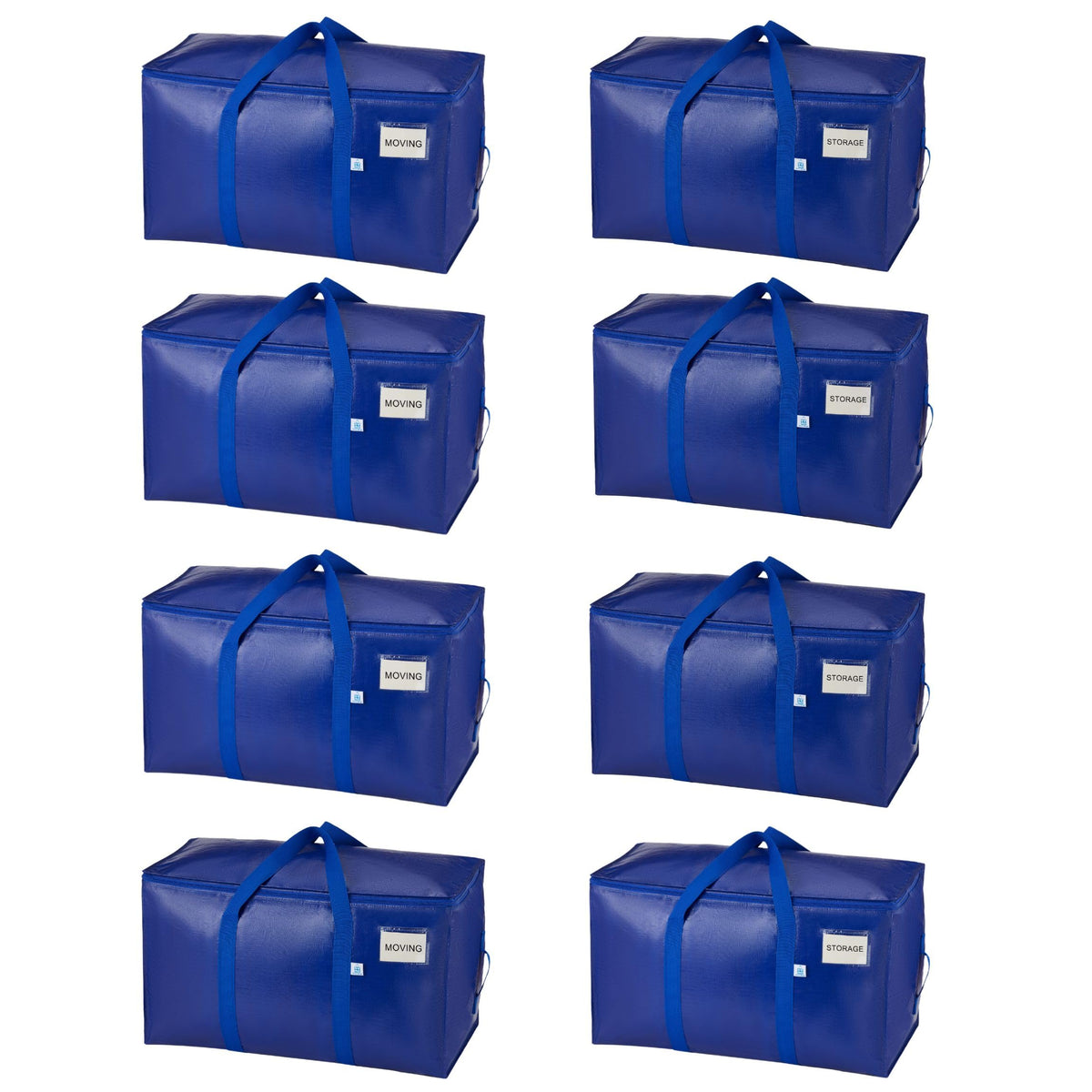 Veno 8 Pack Moving Bags, Upgraded Heavy Duty, Moving Boxes Alternative, Packing Storage Supplies For Dorm Room Essentials With Z