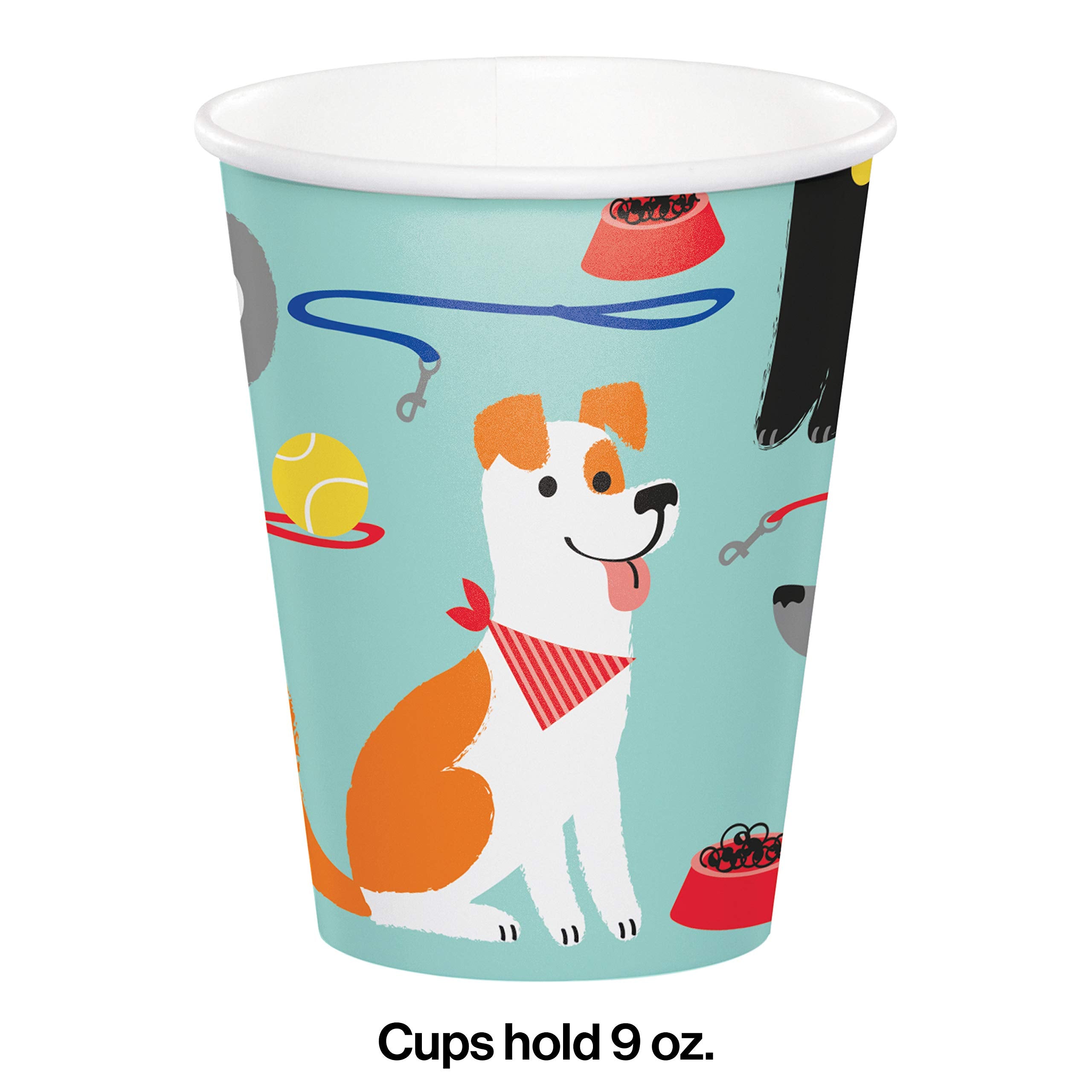 Creative Converting Dog Party Cup, 9Oz, Multicolor