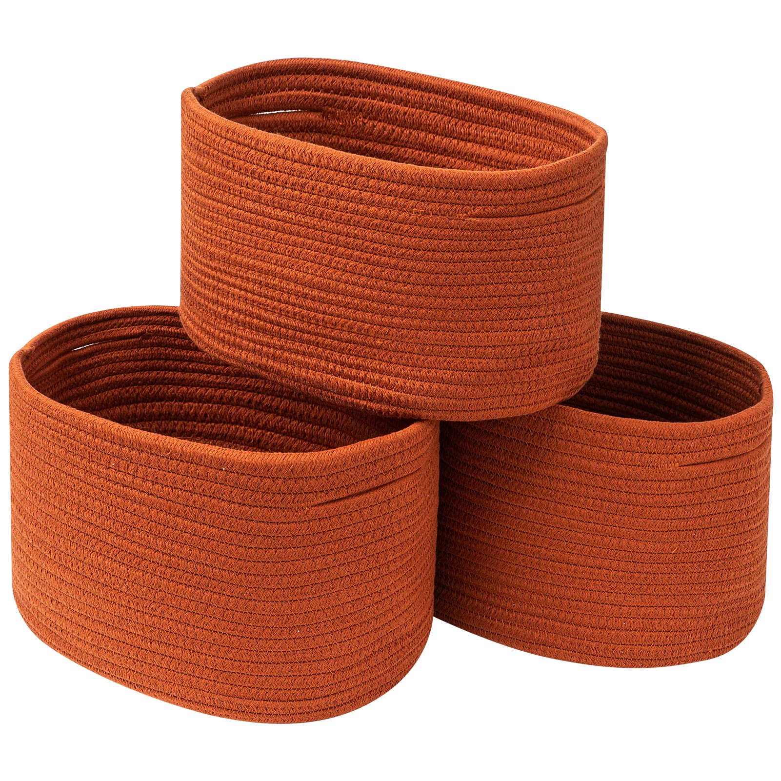 CubesLand Toy Storage Baskets for Shelves  Woven Rope Closet Baskets for Kids Boys Girls Nursery Baby Rainbow Storage Cube Bins  Playroom Classroom Shelves Basket for Organizing 3-Pack Rainbow Bins