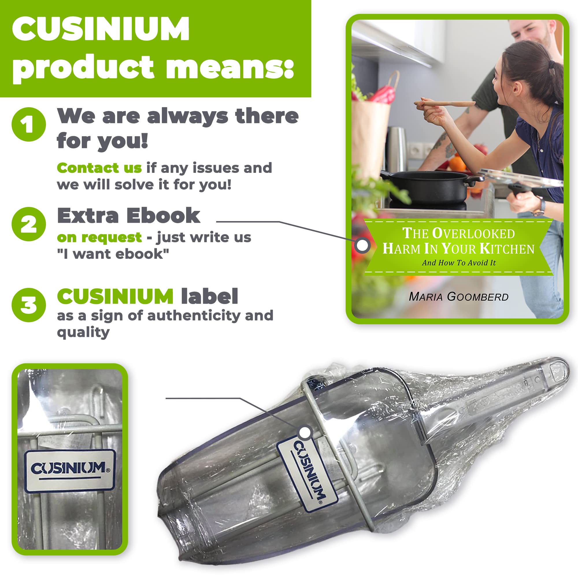 [24 Oz] Cusinium Ice Scoop W/Ice Scoop Holder Bundle