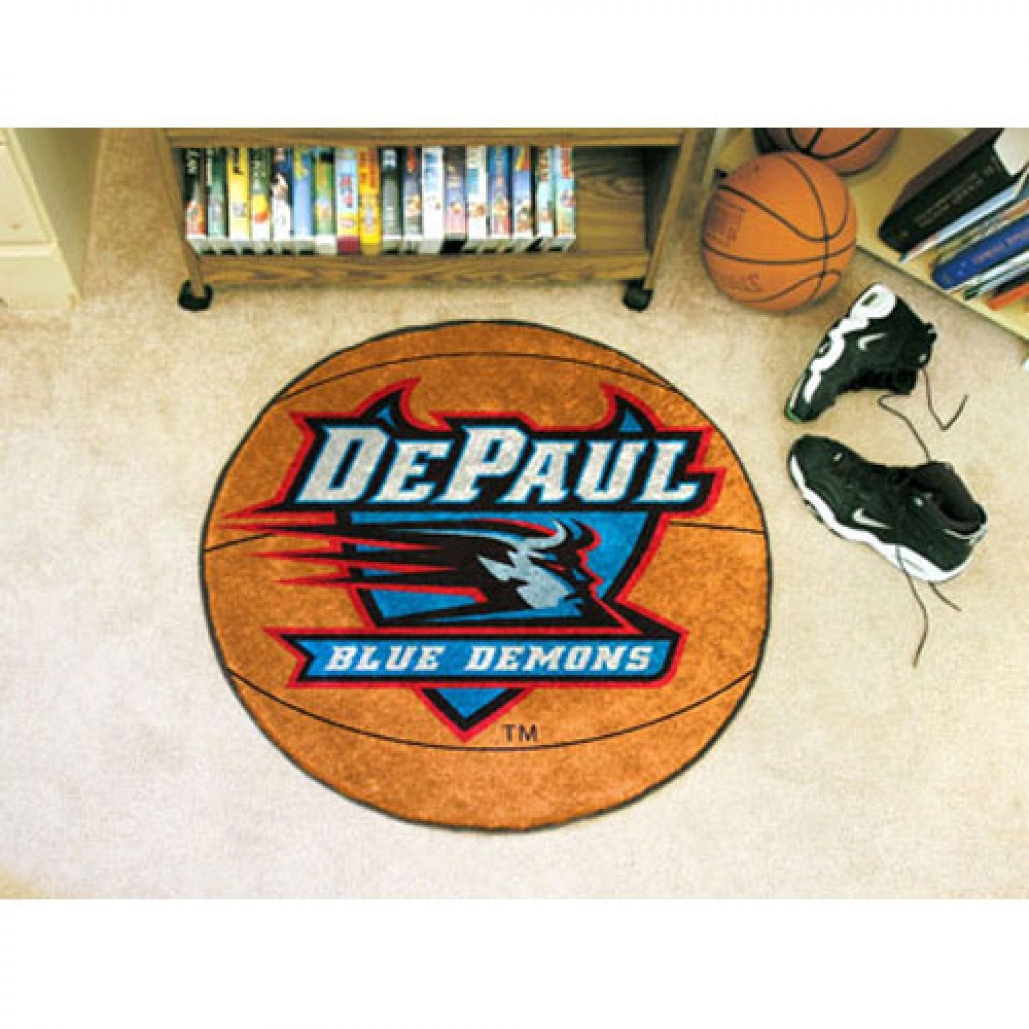 DePaul Basketball Mat 27 diameter