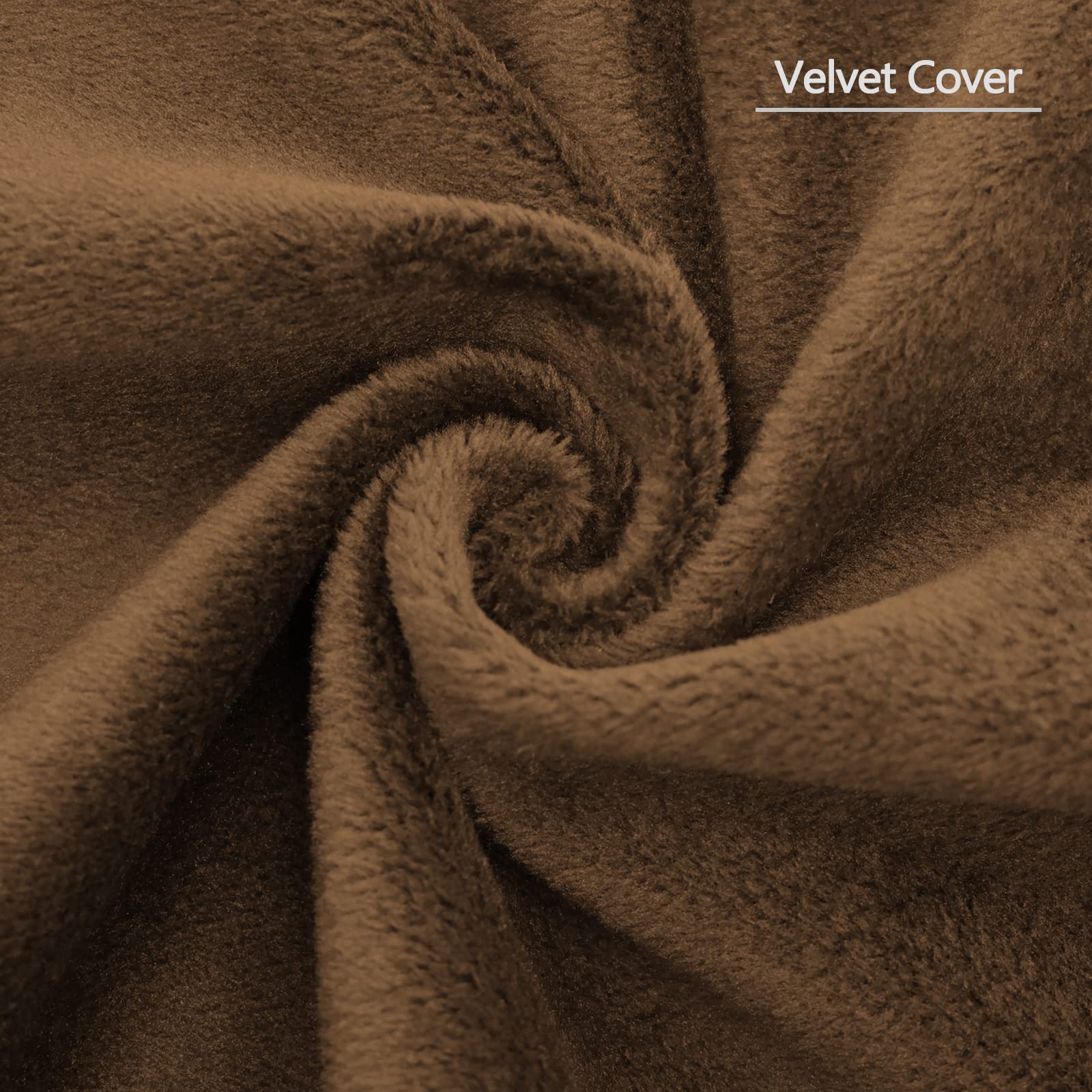 Shinnwa Chair Pad,Round Memory Foam Seat Cushion Lumbar Support Pillow For Chair Brown 16''