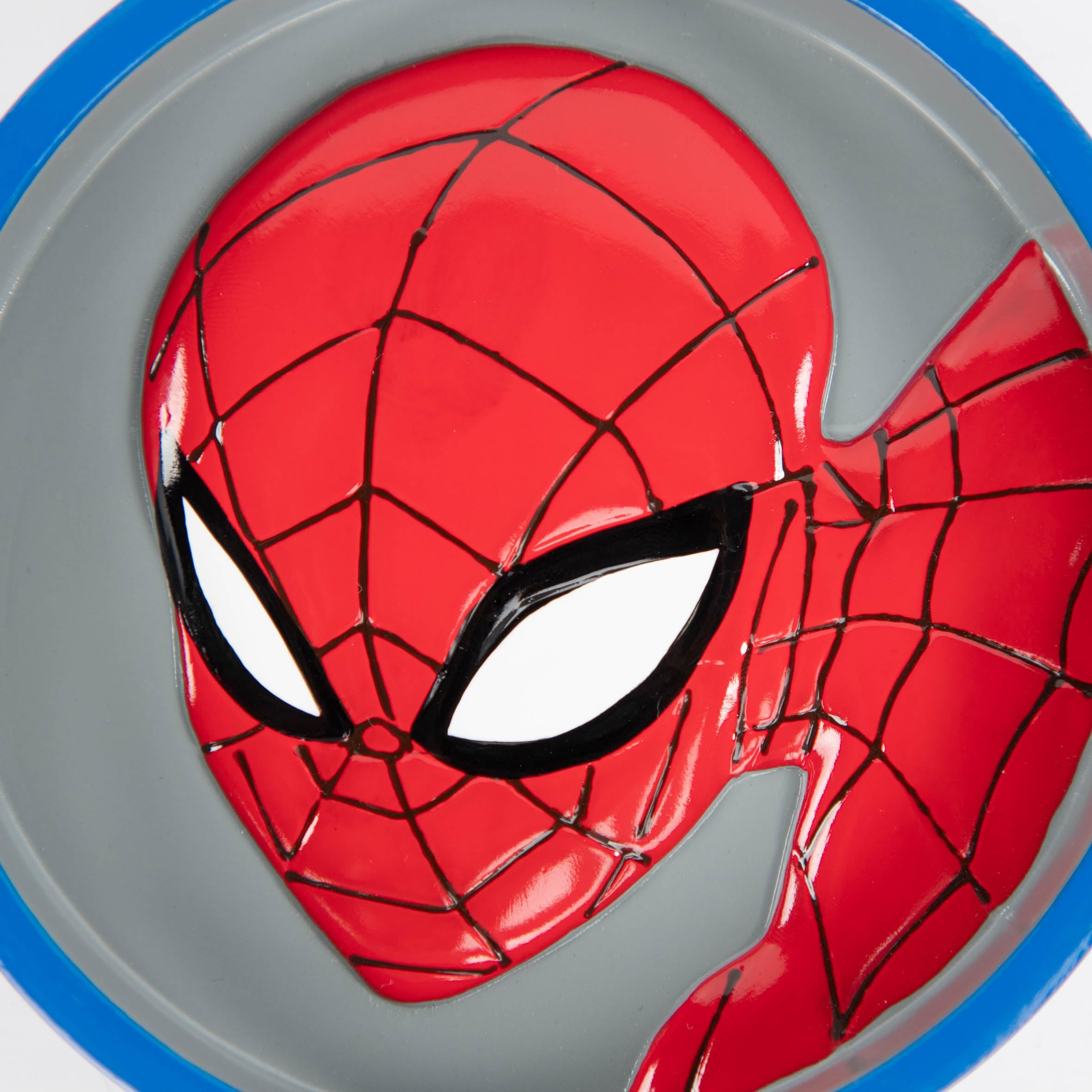 Marvel Spiderman Soap Dish - Red & Blue Resin Sponge Holder/Bar Soap Holder - Kids Bathroom Tray
