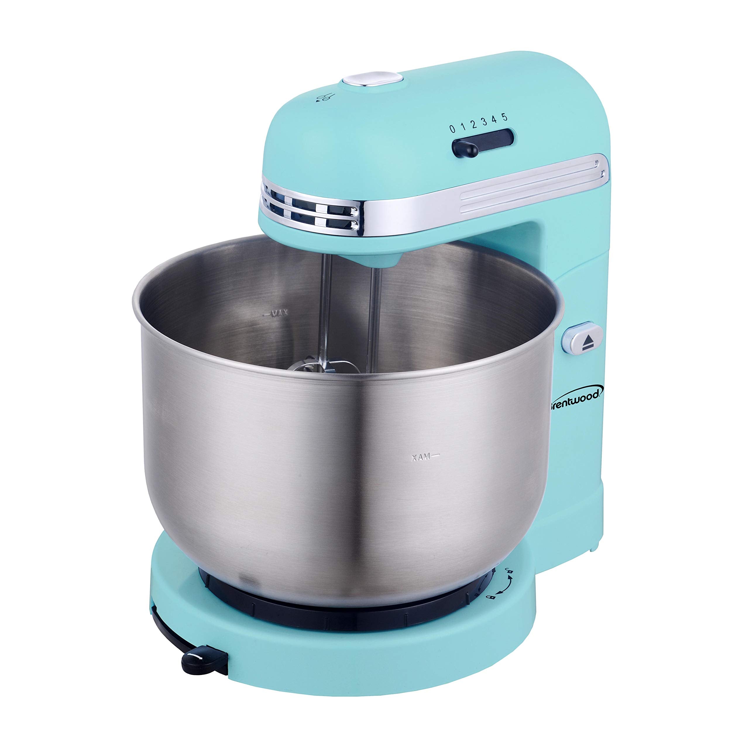 Brentwood Appliances Btwsm1162Bl 5-Speed Stand Mixer With 3-Quart Stainless Steel Mixing Bowl (Blue), One Size