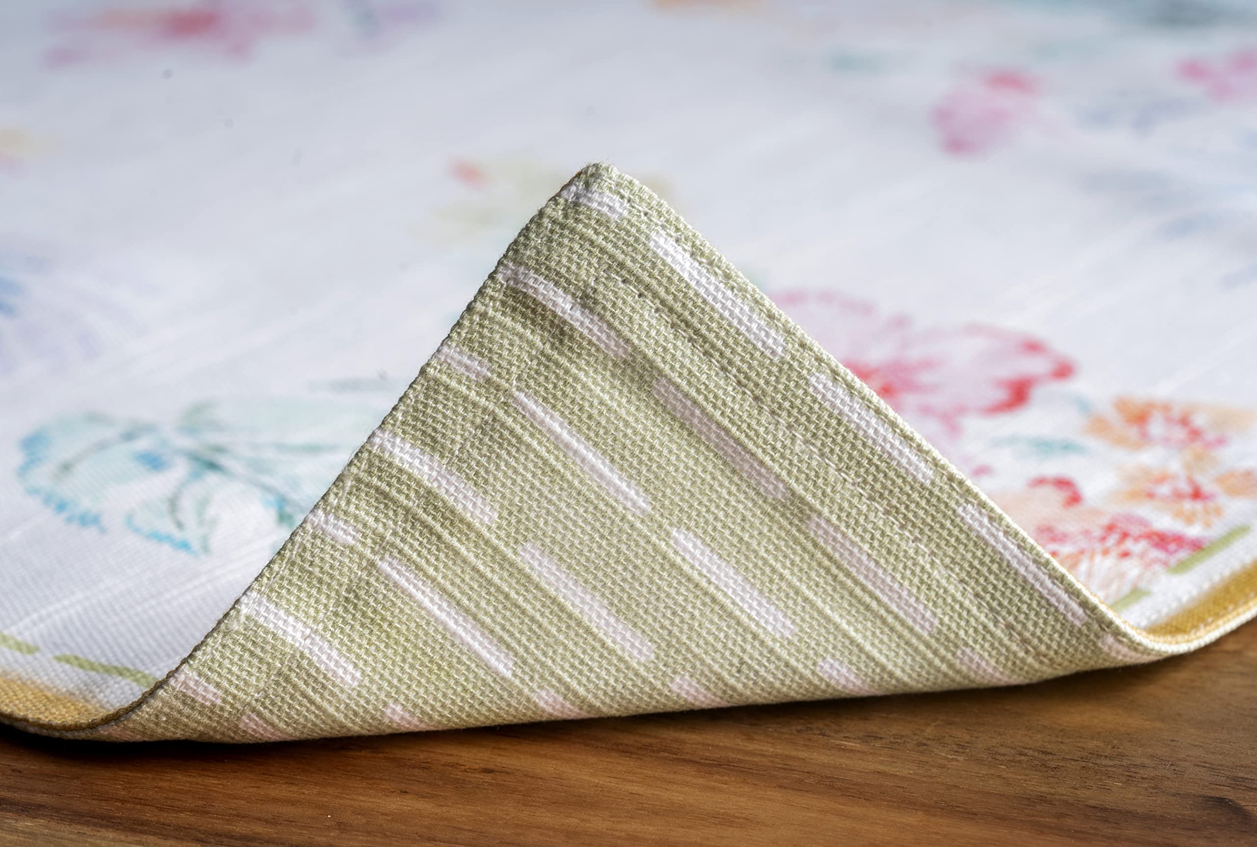 Maison D' Hermine Placemats 100% Cotton Decorative Cloth Place Mat Washable Dinner Placemat, Holiday, Dinner, Baby Shower & Dini