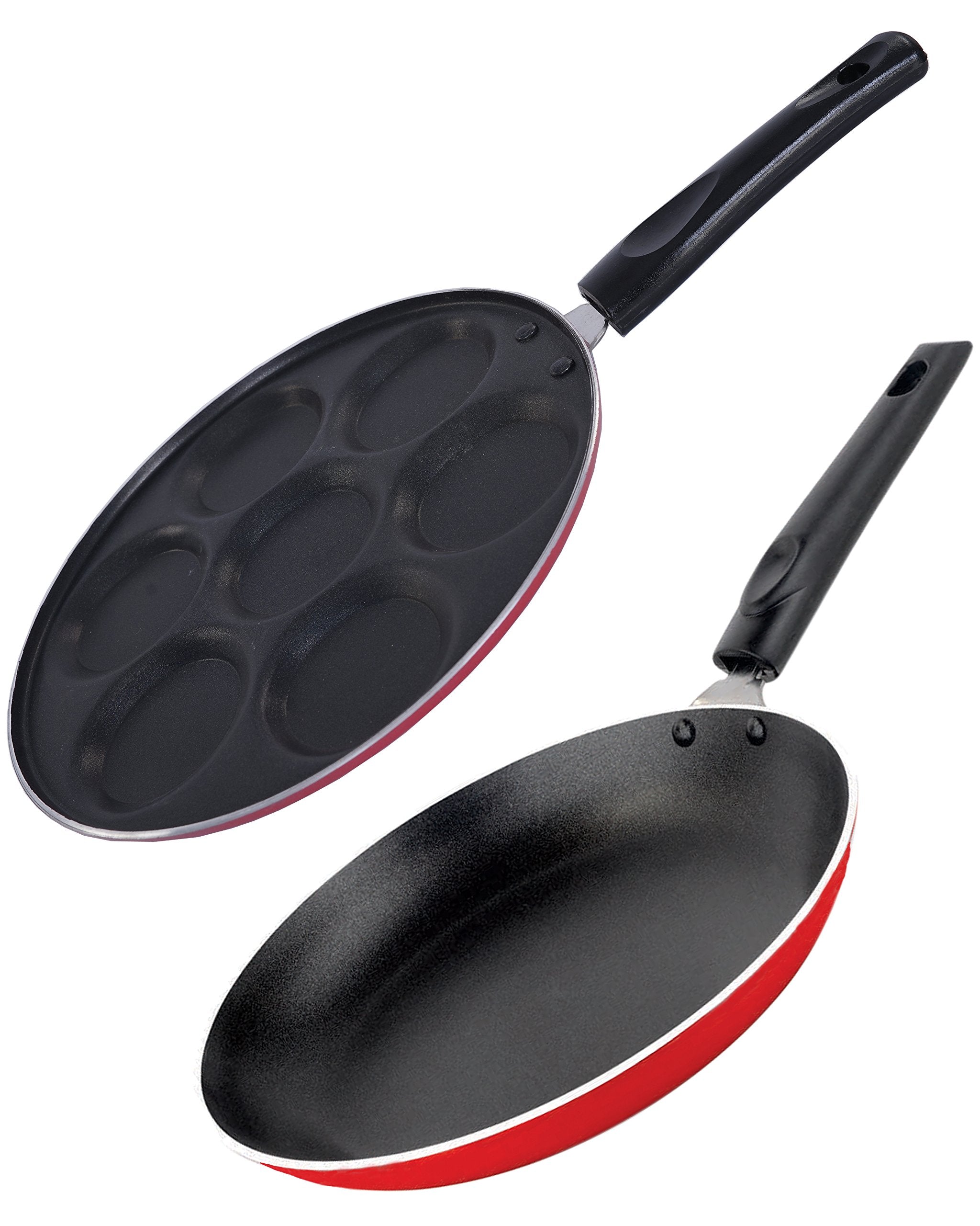 Nirlon NonStick Mini Tapper Pan And Uttapam Tawa Combo Set