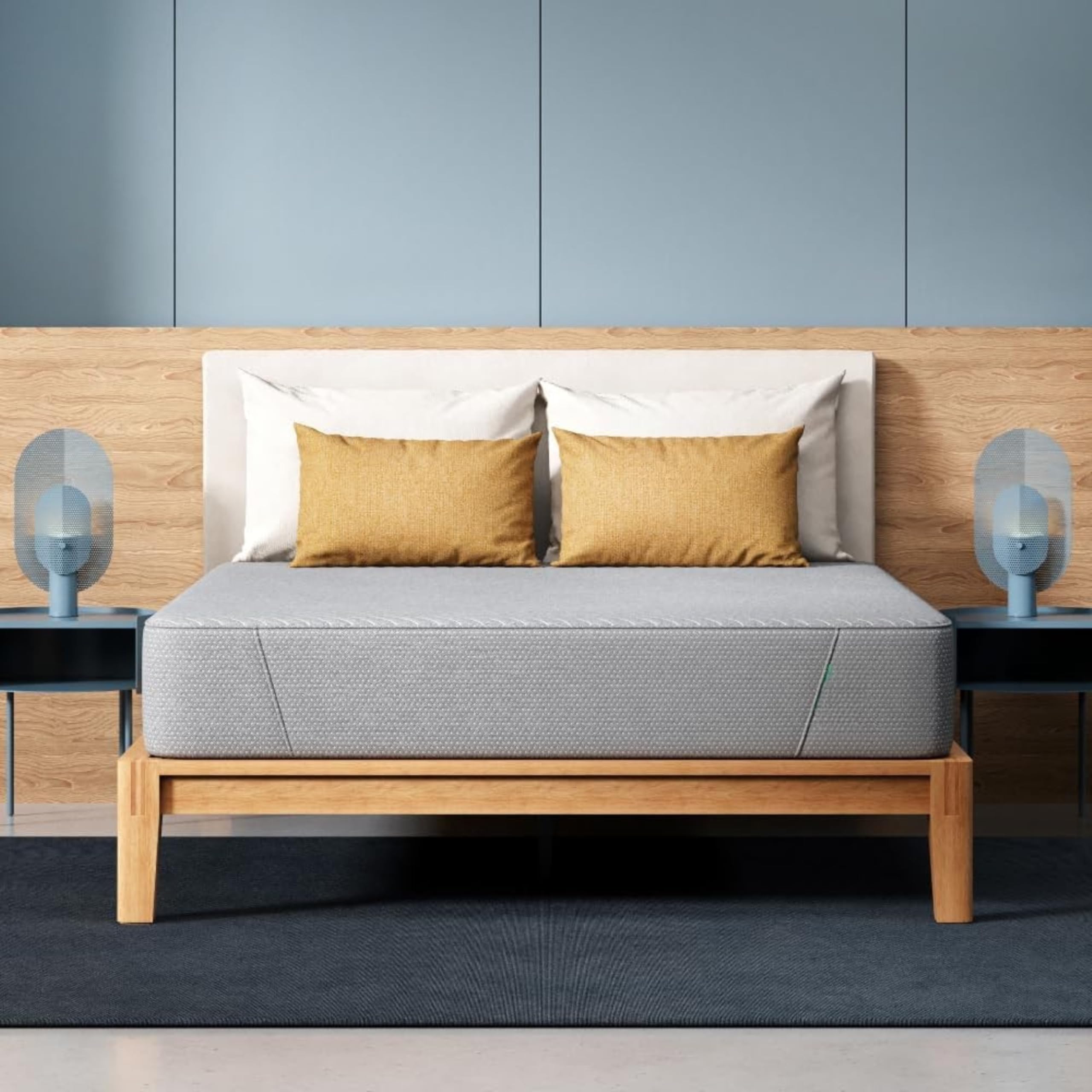 9villa Mattress | Dual Sided Comfort with HR & Soft Foam Mattress | 10 Year Warranty | Grey Color (72x36x4 Inches, Single)