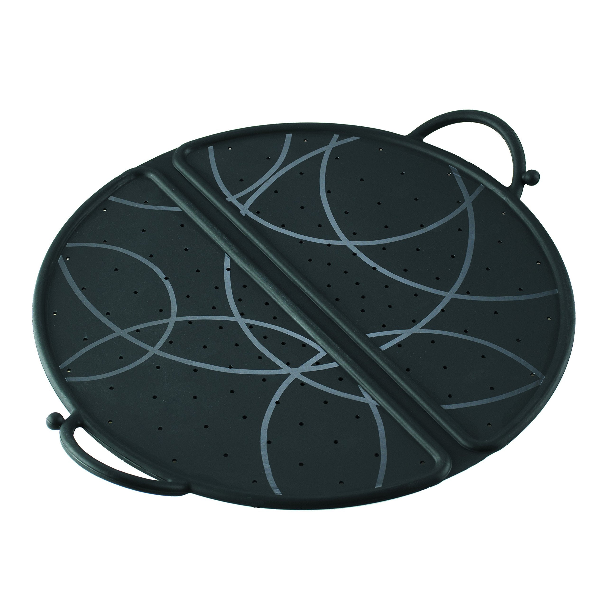 Kuhn Rikon Foldable Splatter Guard, 12-Inch, Black