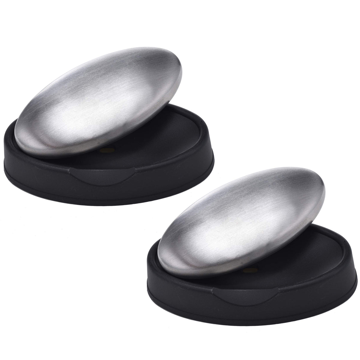 Domg 2 Pack Stainless Steel Soap Bar Magic Soap Odor Remover, Eliminating Smells Like Onion Fish Garlic