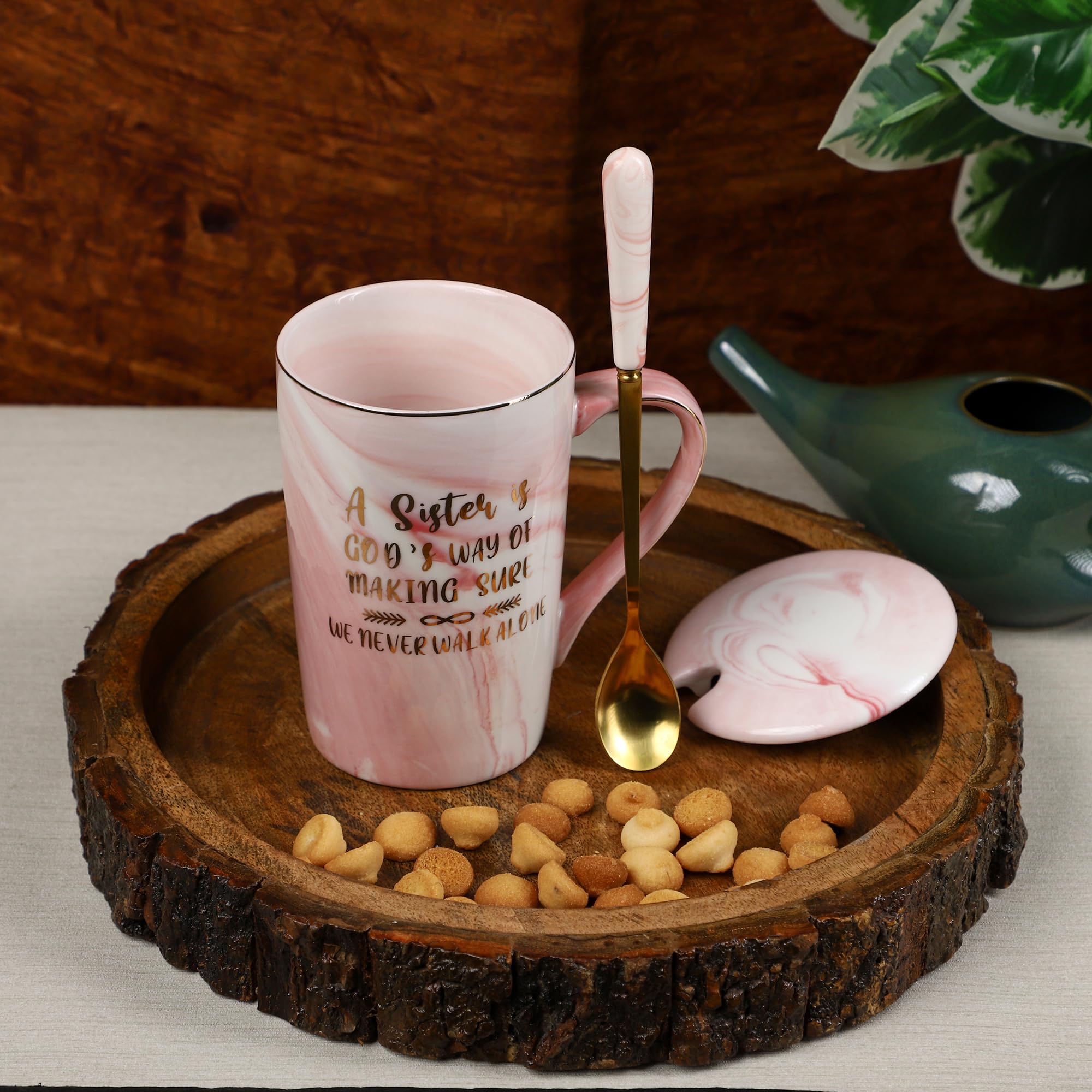 Nyrwana Coffee Mug, Birthday Gift For Sister, Gift For Women Birthday Special, Mugs For Gift, Ceramic Mug, Coffee Mug With Lid,