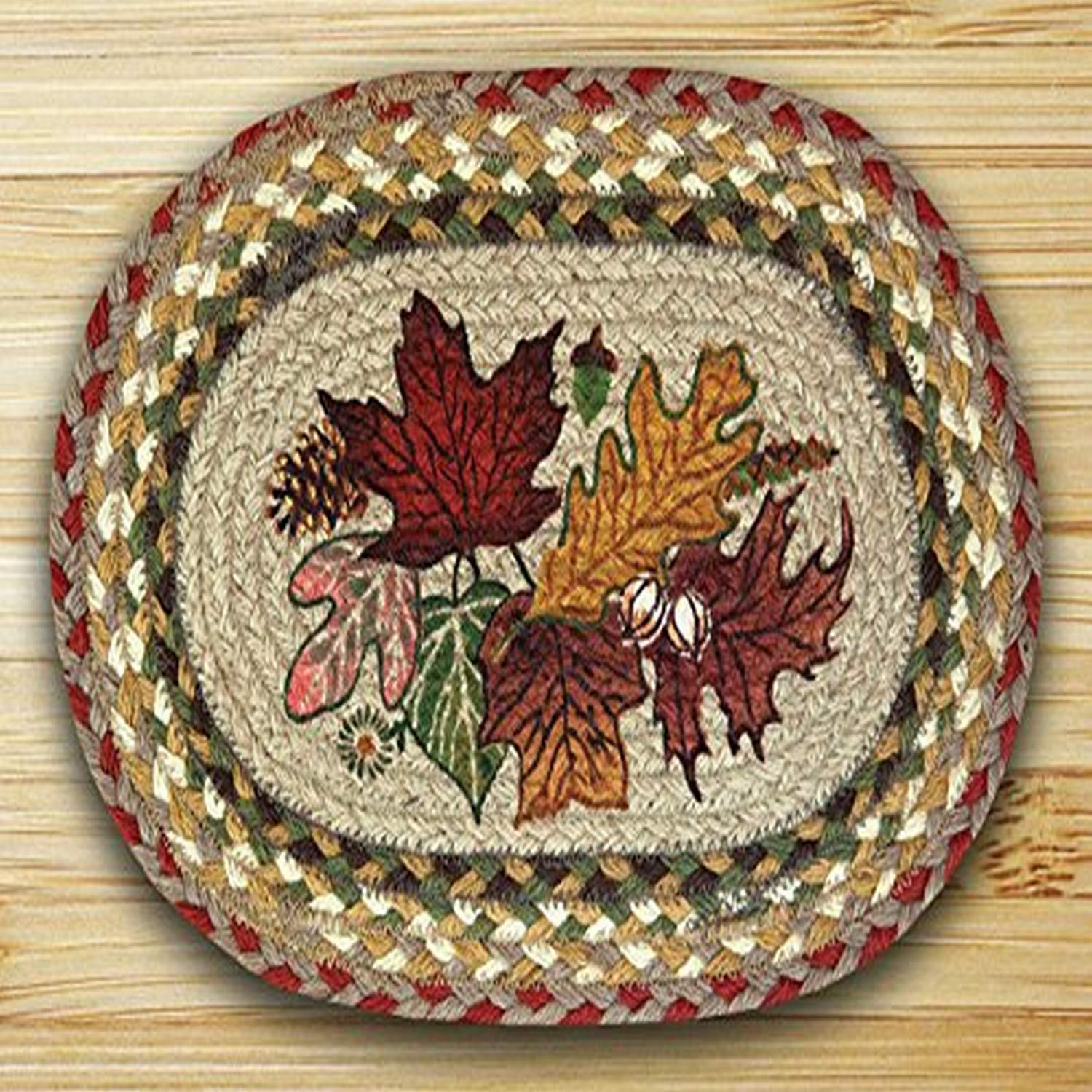 Earth Rugs 81-024Al Trivet, 10 By 15'', Olive