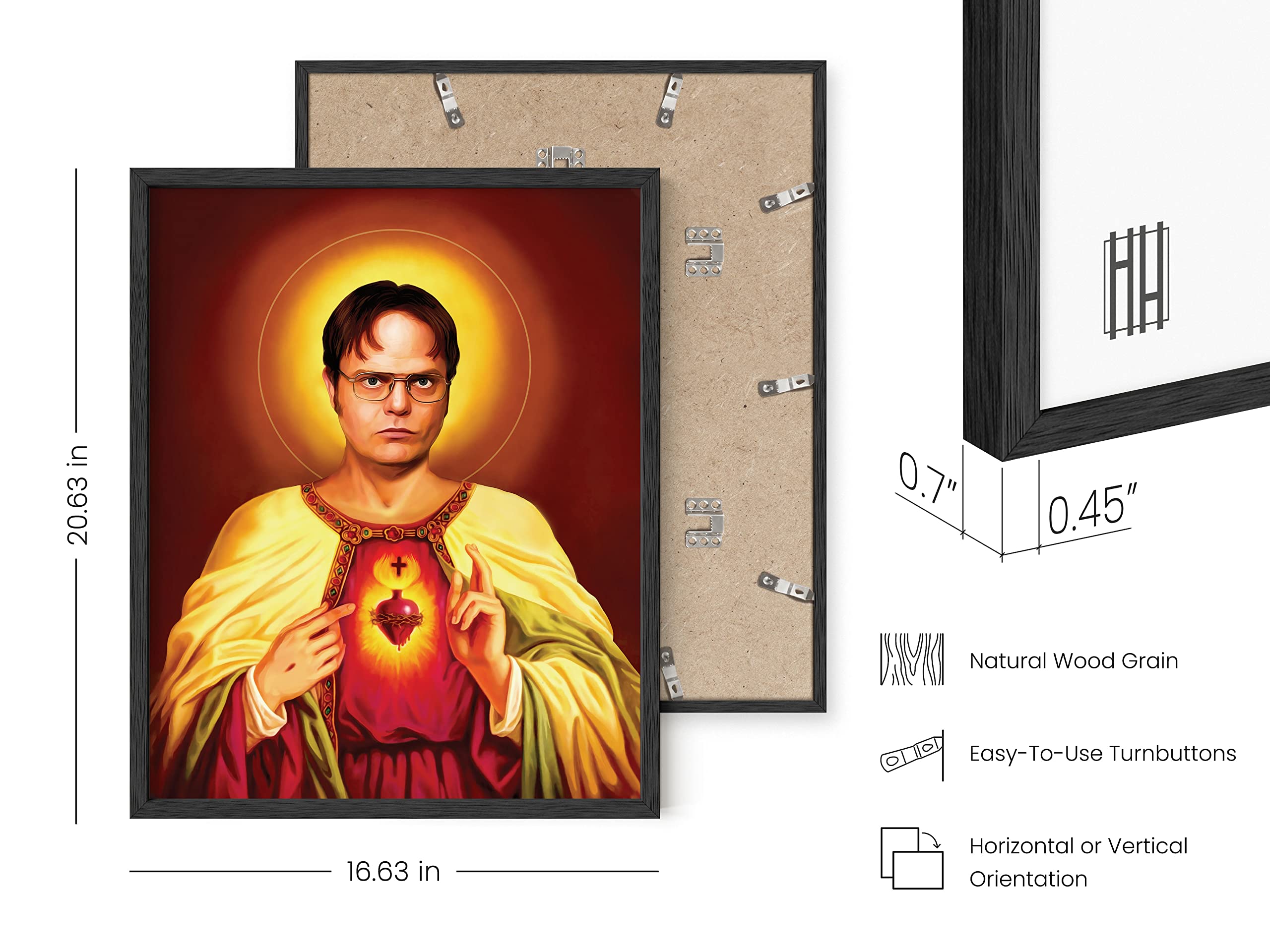 Haus And Hues The Office Dwight Schrute Poster - The Office Tv Show Wall Art, Funny Wall Decor, The Office Tv Show Merchandise M