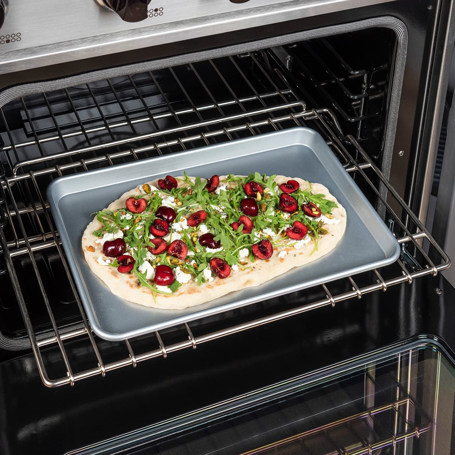 Viking Culinary Aluminized Nonstick Baking Sheet, 15 Inch, Dishwasher Safe