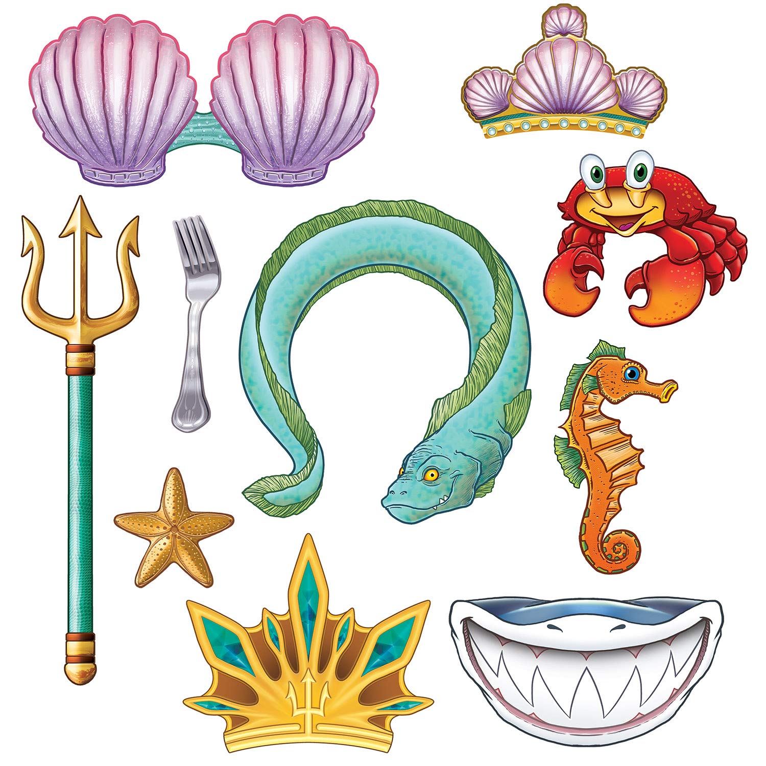 Beistle Mermaid Photo Fun Signs