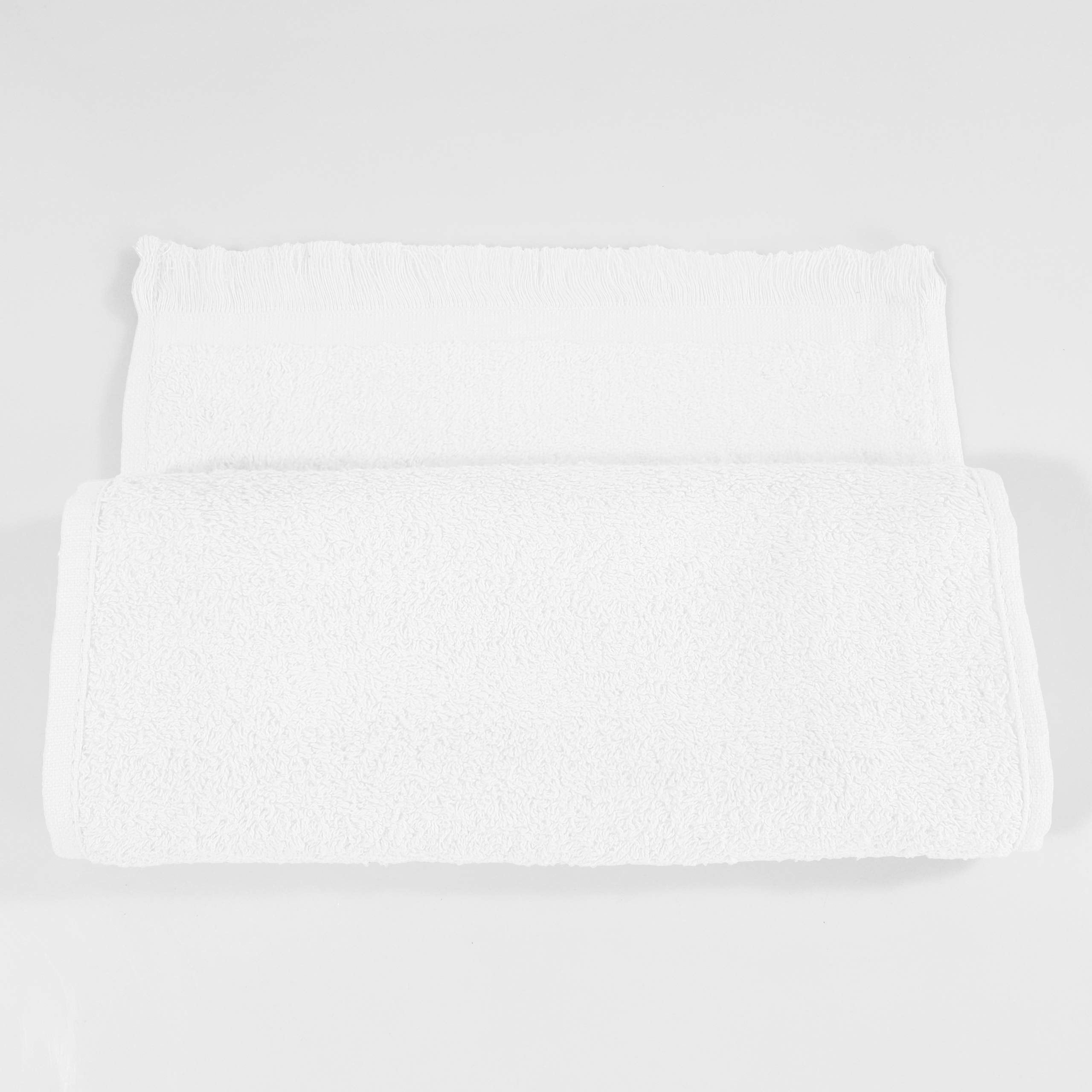 Totebagfactory (12 Pack Set Of 12- Promotional Priced Fingertip Towels (White)