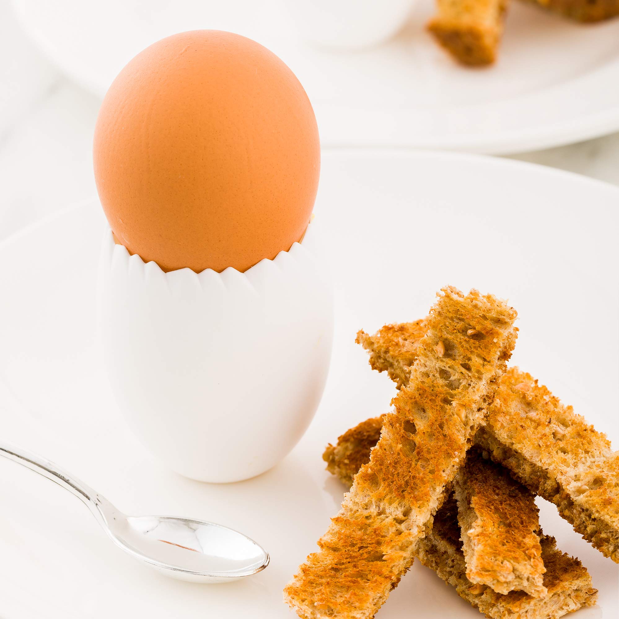 Restaurantware 2 Ounce Dessert Cups 100 Disposable Pudding Cups - Cracked Egg Design Serve Appetizer Or Desserts White Plastic P