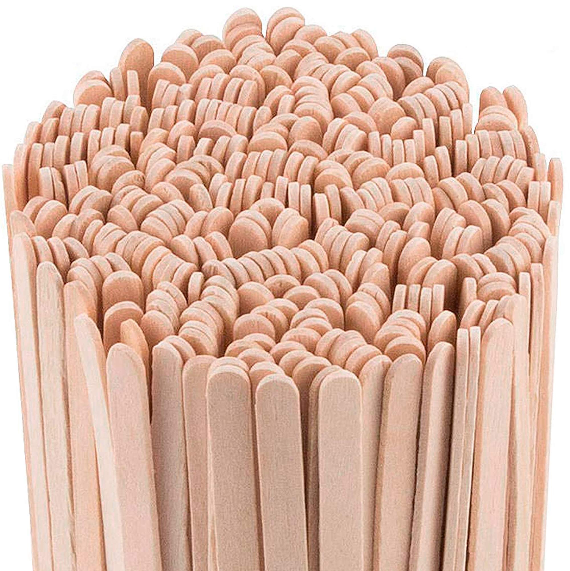 Daddy Chef Coffee Stirrers Sticks, Natural Birch Wood 1000 Count, 5.5'', Bpa Free Eco-Friendly Beverage Stirrers (5.5Inches / 10