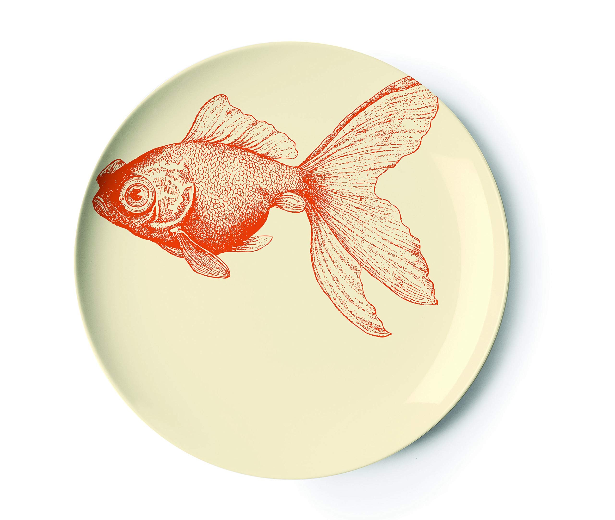 Thomas Paul Melamine Sealife Side S/4 Salad Plate, Multi