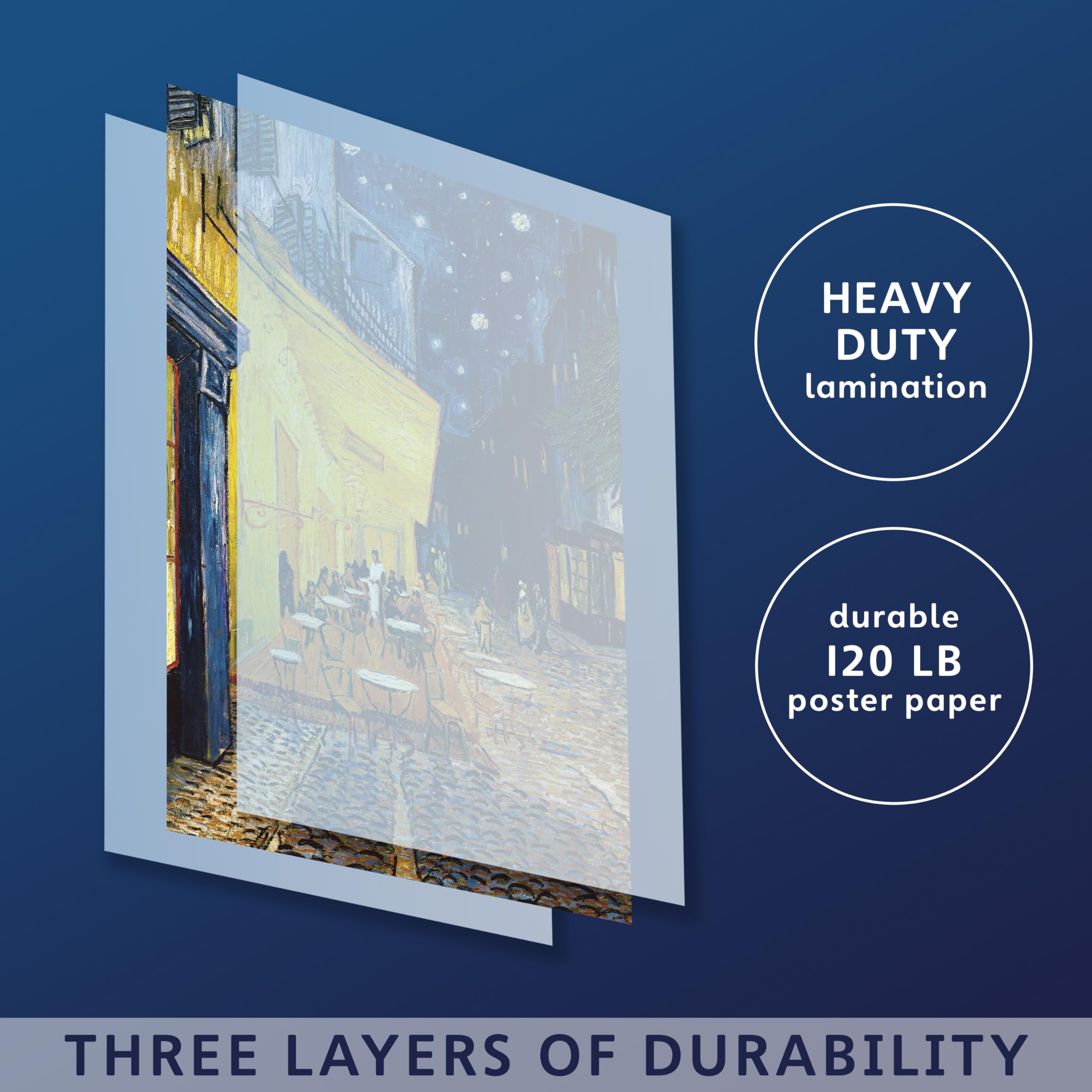 Cafe Terrace At Night Poster By Vincent Van Gogh - 1881 - Fine Art Print - La Terrace Du Caf   Sur La Place Du Forum 18 X 24 Inc