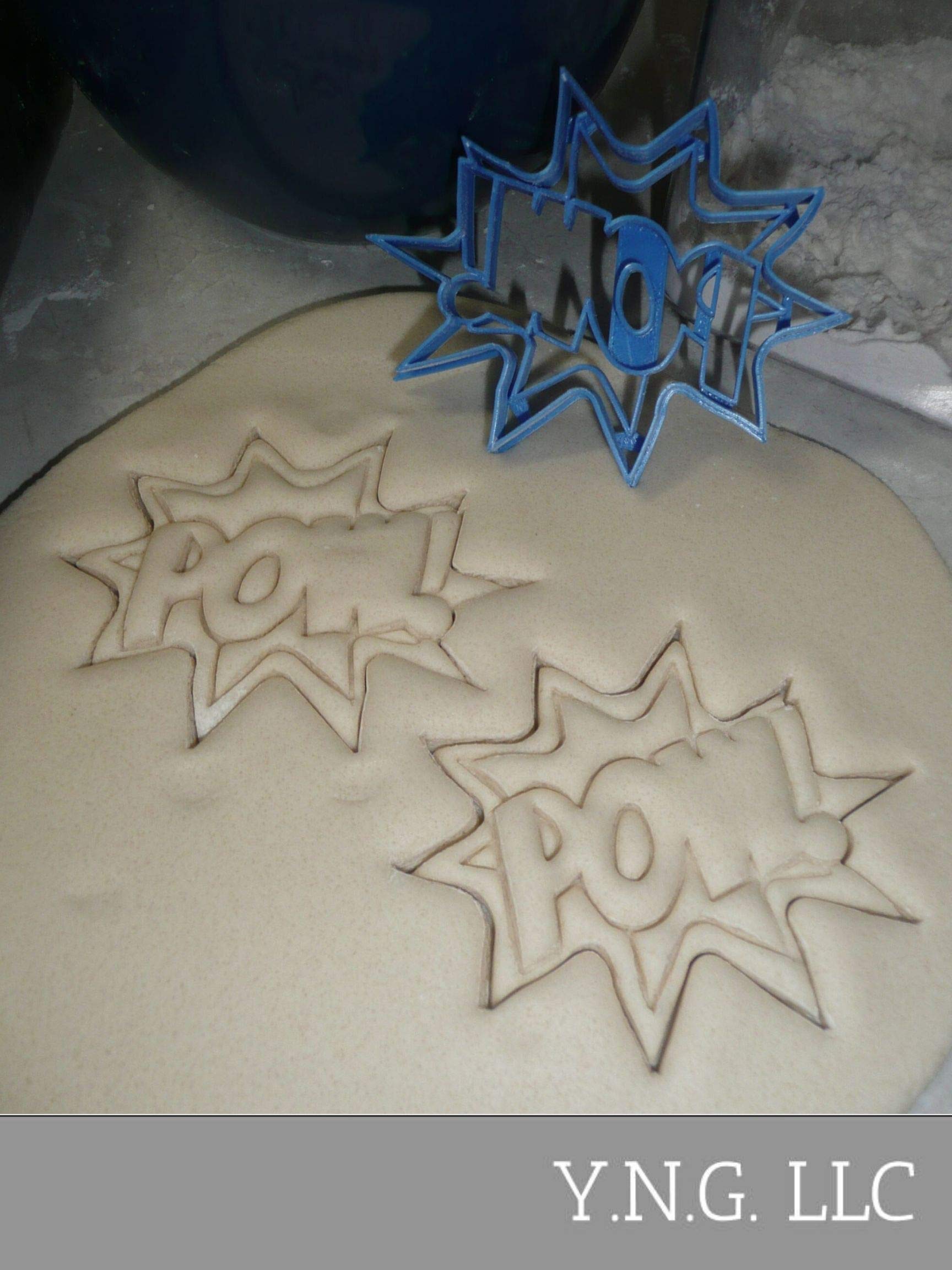 Pow Sign Quote Superhero Super Hero Comic Book Cookie Cutter Made In Usa Pr3196