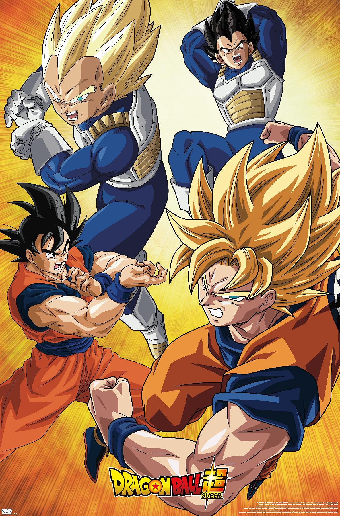 Trends International Dragon Ball Super - Orange Wall Poster, 22.375'' X 34'', Premium Unframed Version