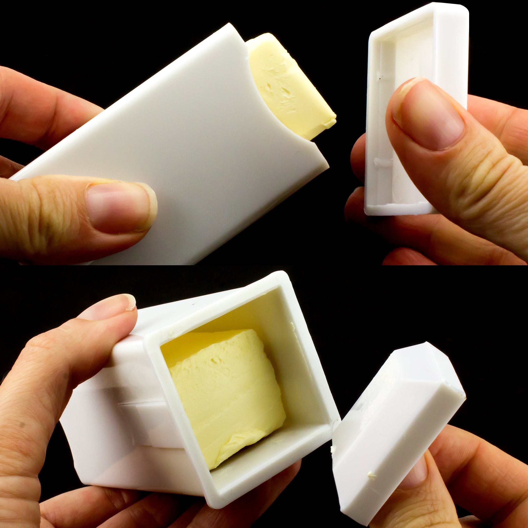 Mess-Free Butter Spreader 2 Pack By Avant Grub. Dishwasher Safe Corn Cob Butterer. Holder Spreads Butter Evenly On Pancakes, Waf