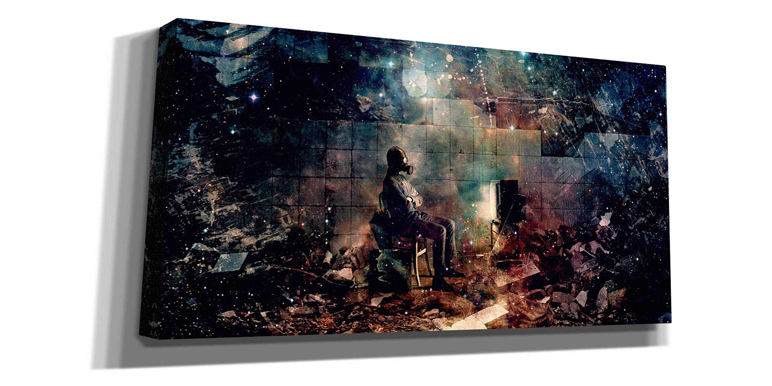 Cortesi Home 'The Noble Lie' By Mario Sanchez Nevado, Canvas Wall Art, 20'' X 40''