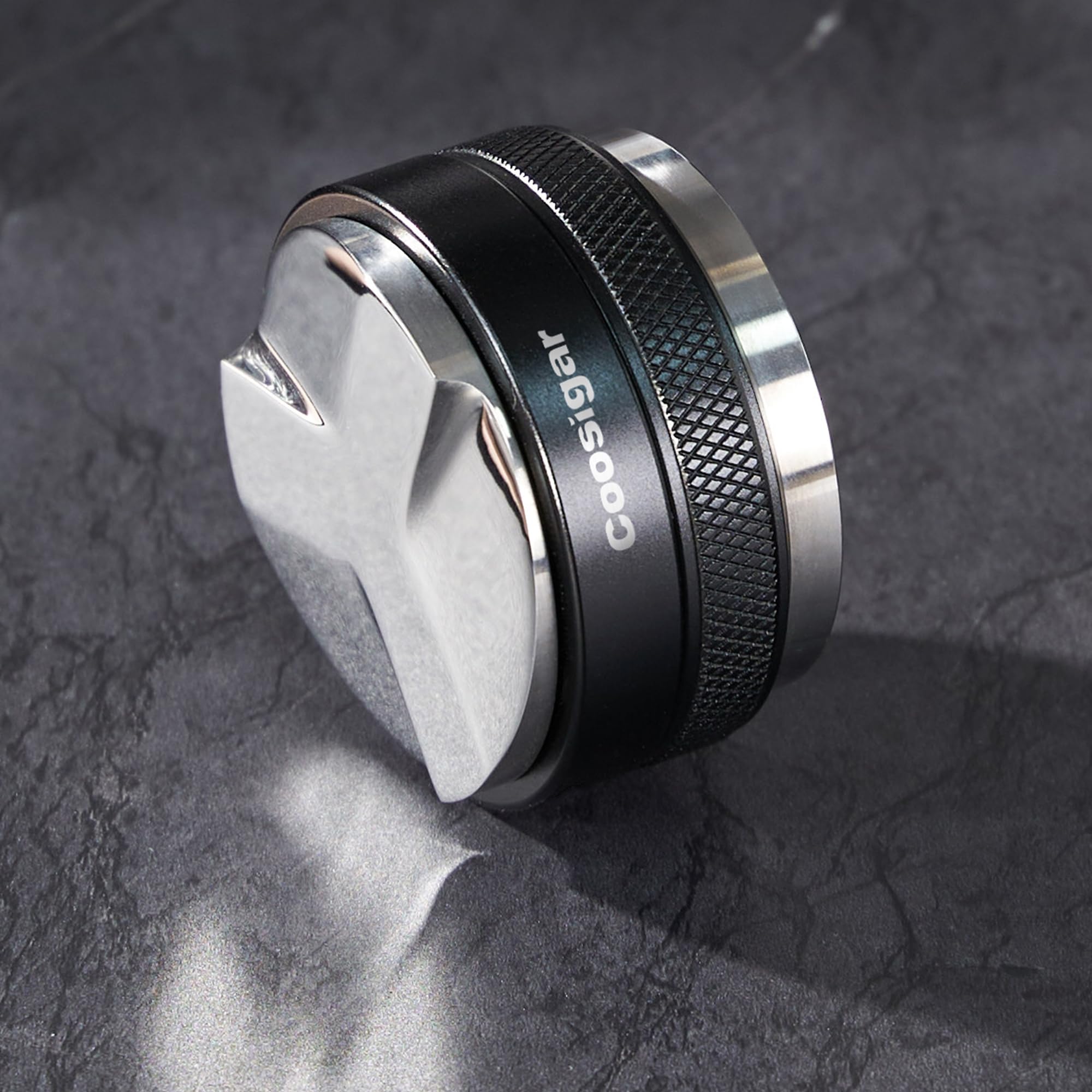 Coosigar 51Mm Coffee Distributor And Tamper,Dual Head Coffee Leveler Fits For Delonghi 51Mm Portafilter,Professional Espresso Ha