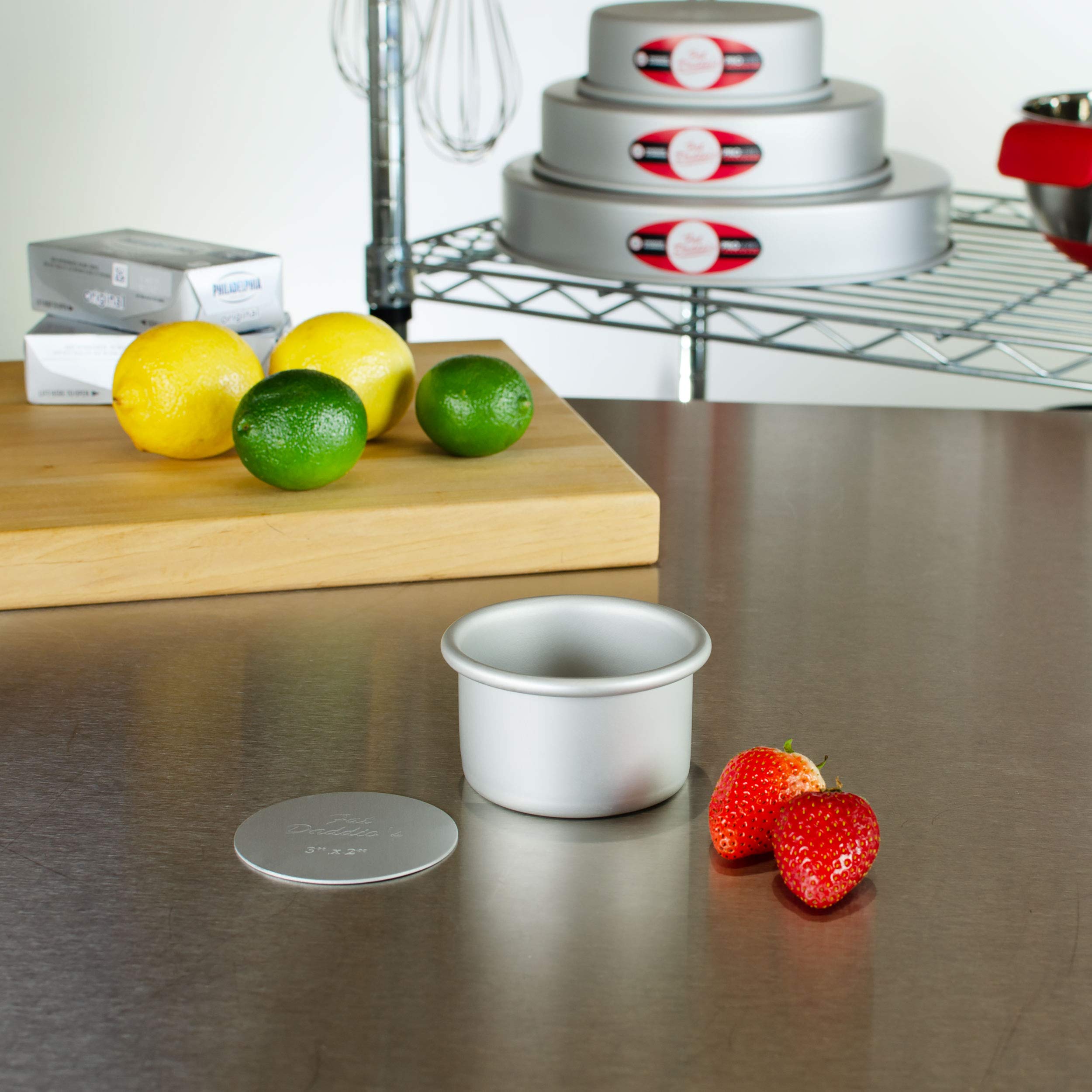 Fat Daddio'S Round Cheesecake Pan, 3 X 2 Inch, Silver