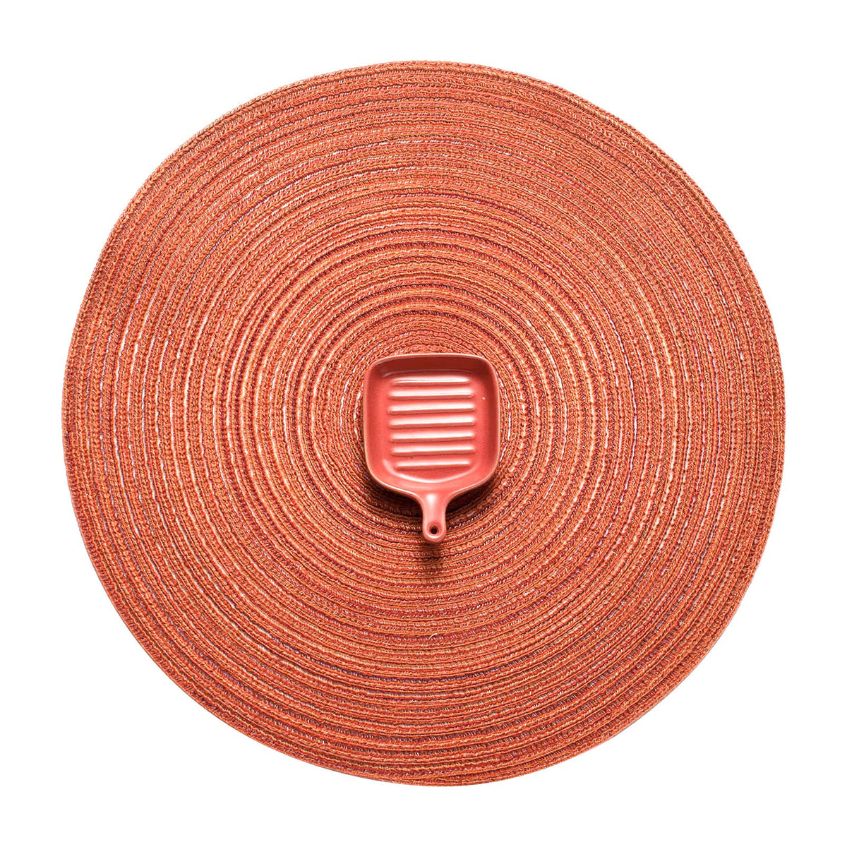 Ahhfsmei Round Placemats Set Of 6 Round Braided Placemats 15 Inch Table Mats For Dining Tables Washable Heat Resistant Place Mat