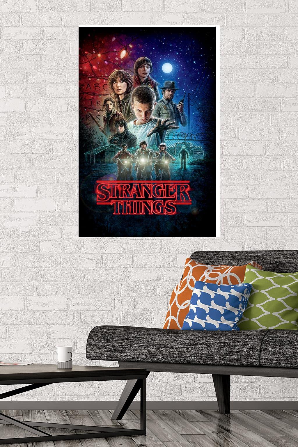 Trends International Netflix Stranger Things - One Sheet Wall Poster, 22.375'' X 34'', Premium Unframed