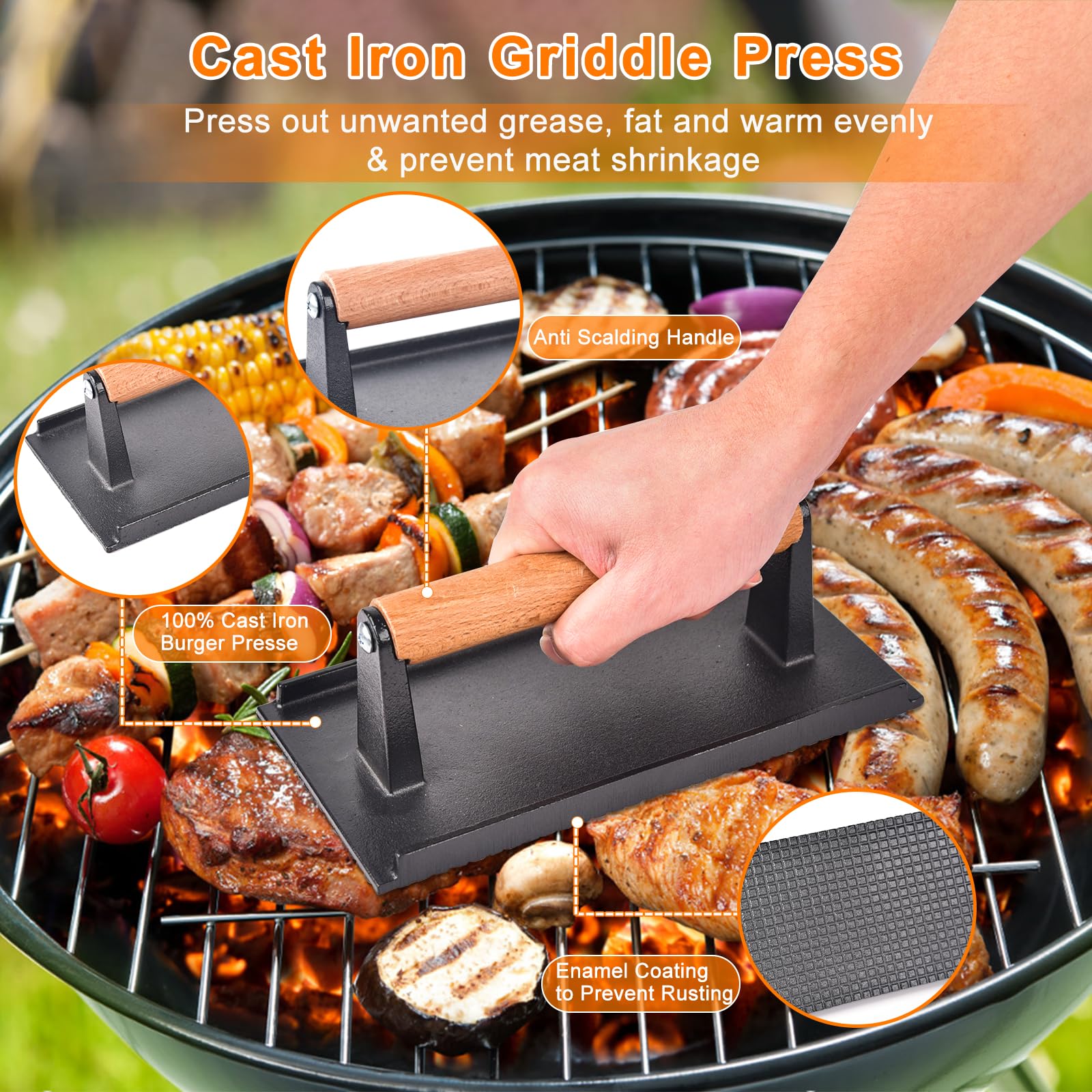 Latiret Griddle Accessories Kit, 24Pcs Grilling Accessories Set For Blackstone And Camp Chef, Flat Top Griddle Accessories Set W