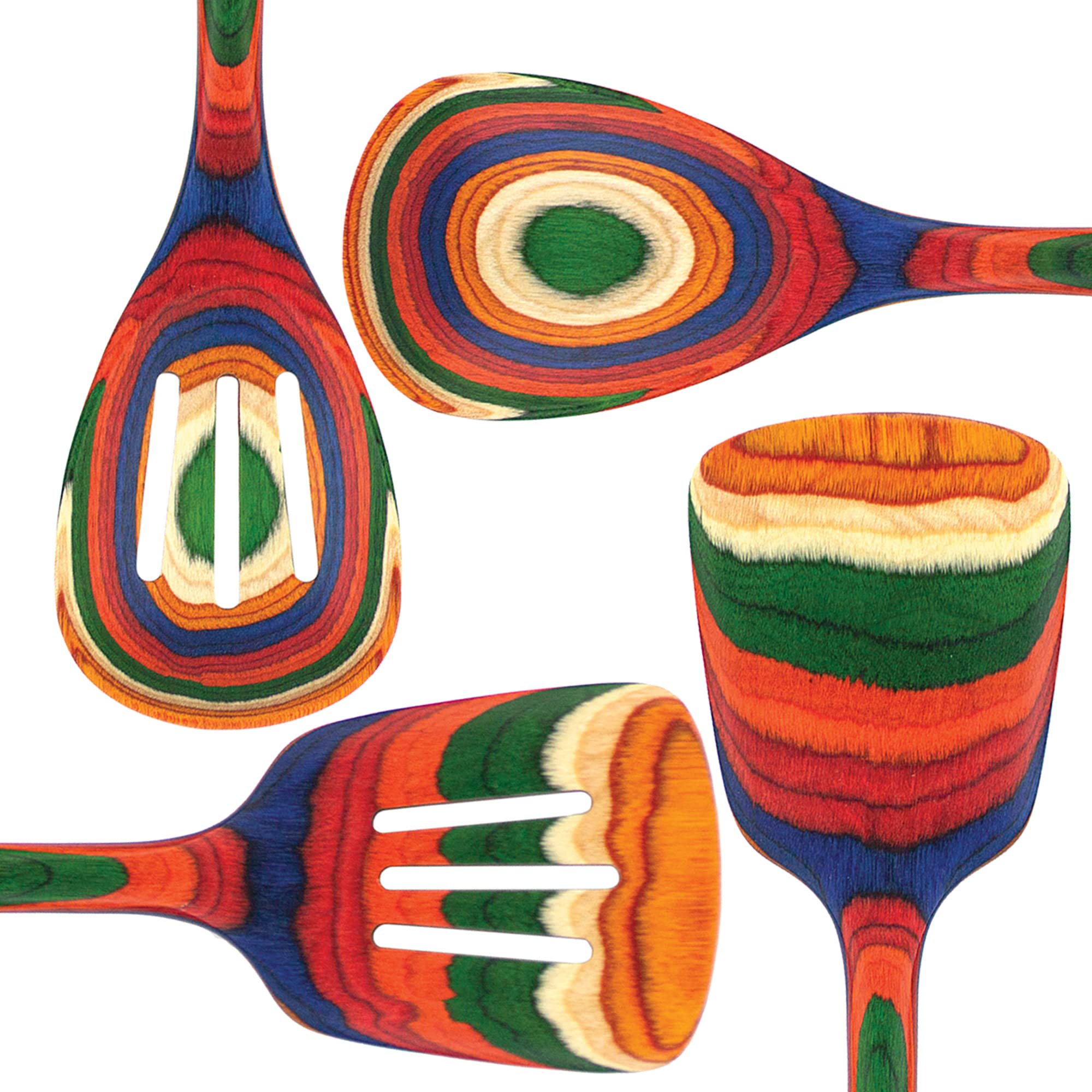 Baltique Marrakesh Collection 4 Piece Cooking Utensil Set, Safe For Nonstick