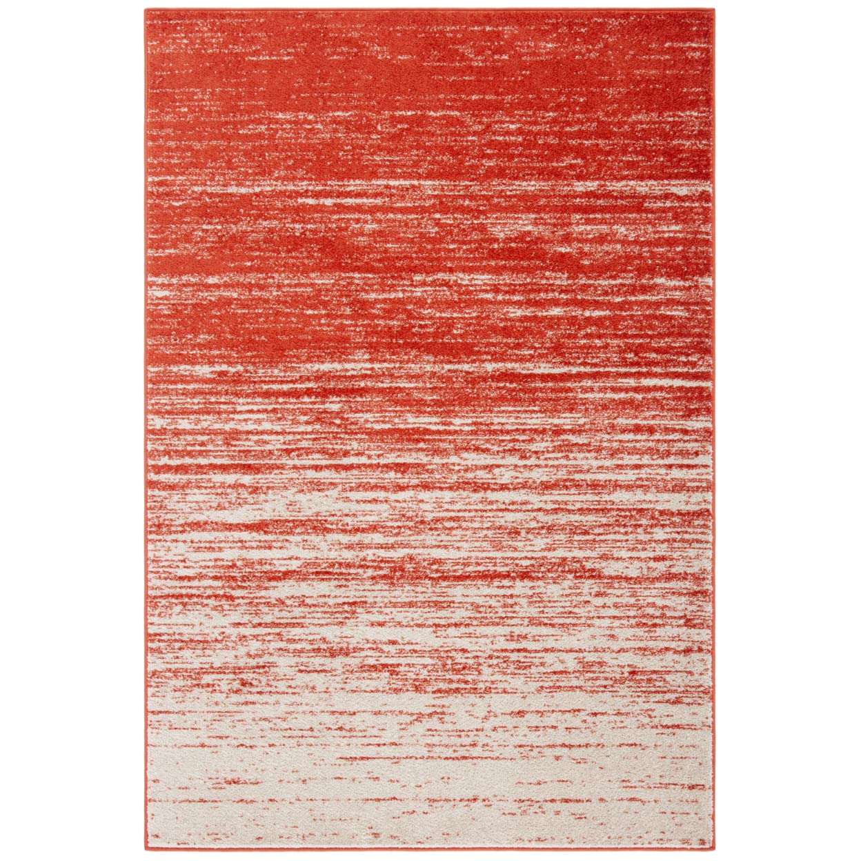 Safavieh Adirondack Collection Accent Rug - 26 x 4, Orange & Grey, Modern Ombre Design, Non-Shedding & Easy Care, Ideal for Hi